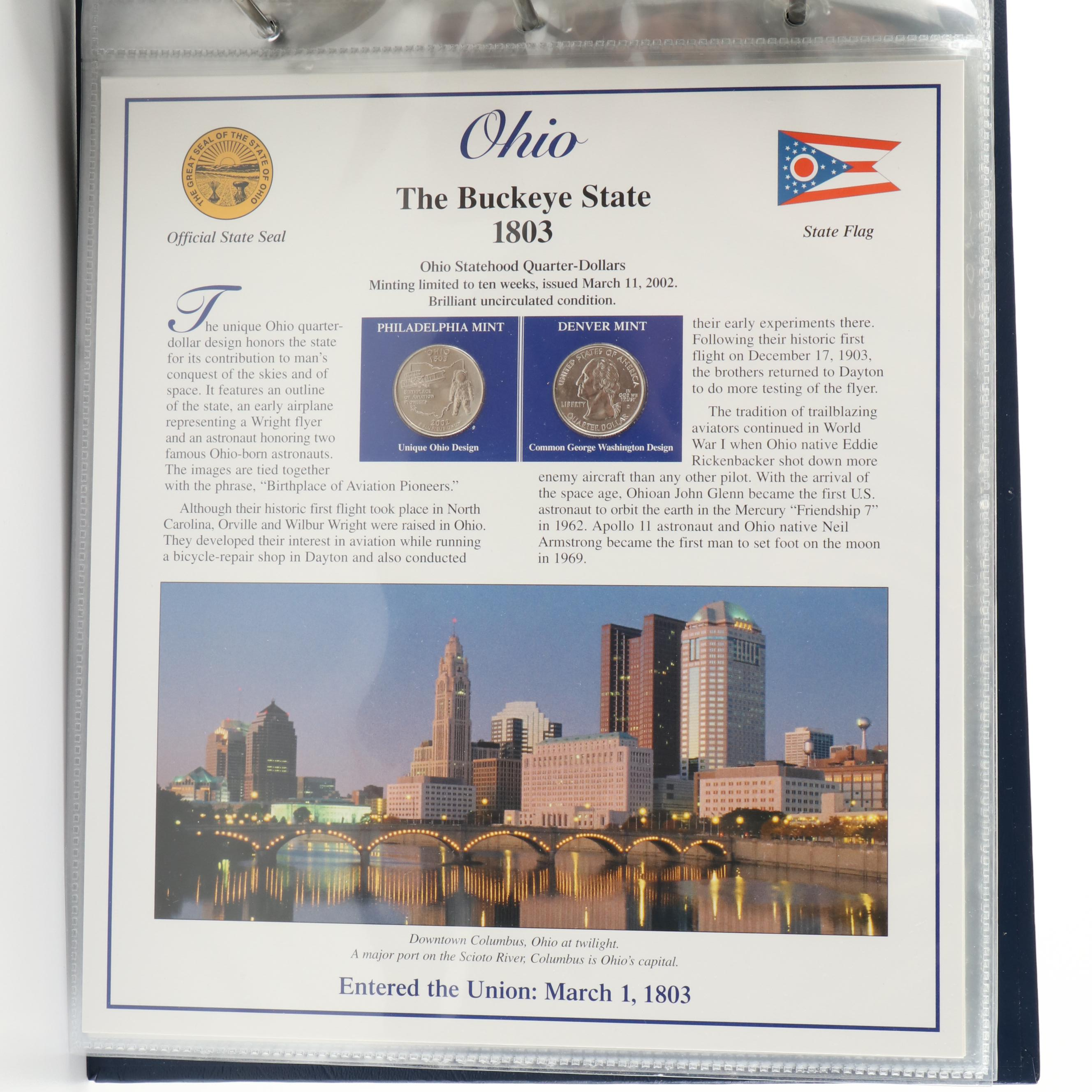 Two Sets of Statehood Quarters