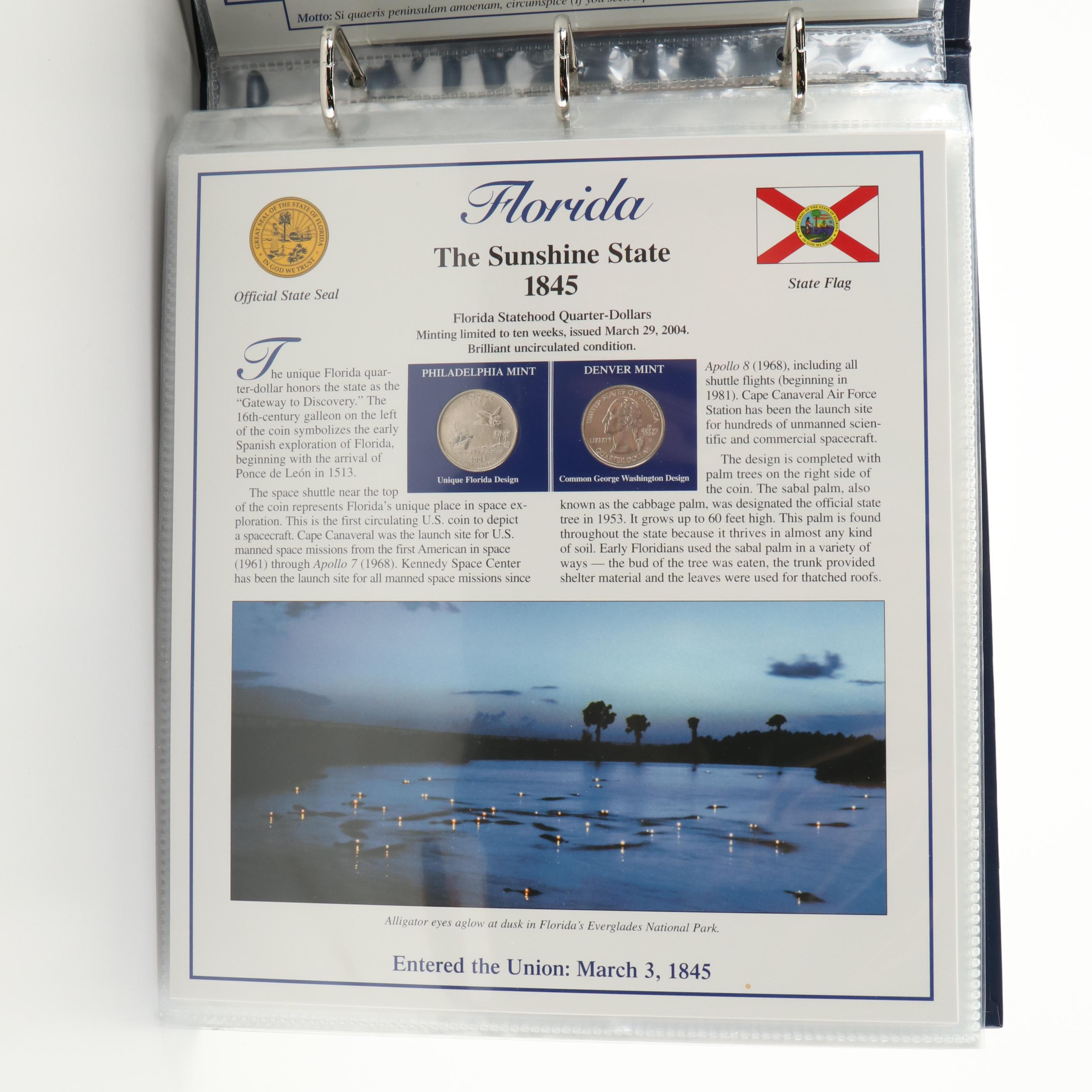 Two Sets of Statehood Quarters