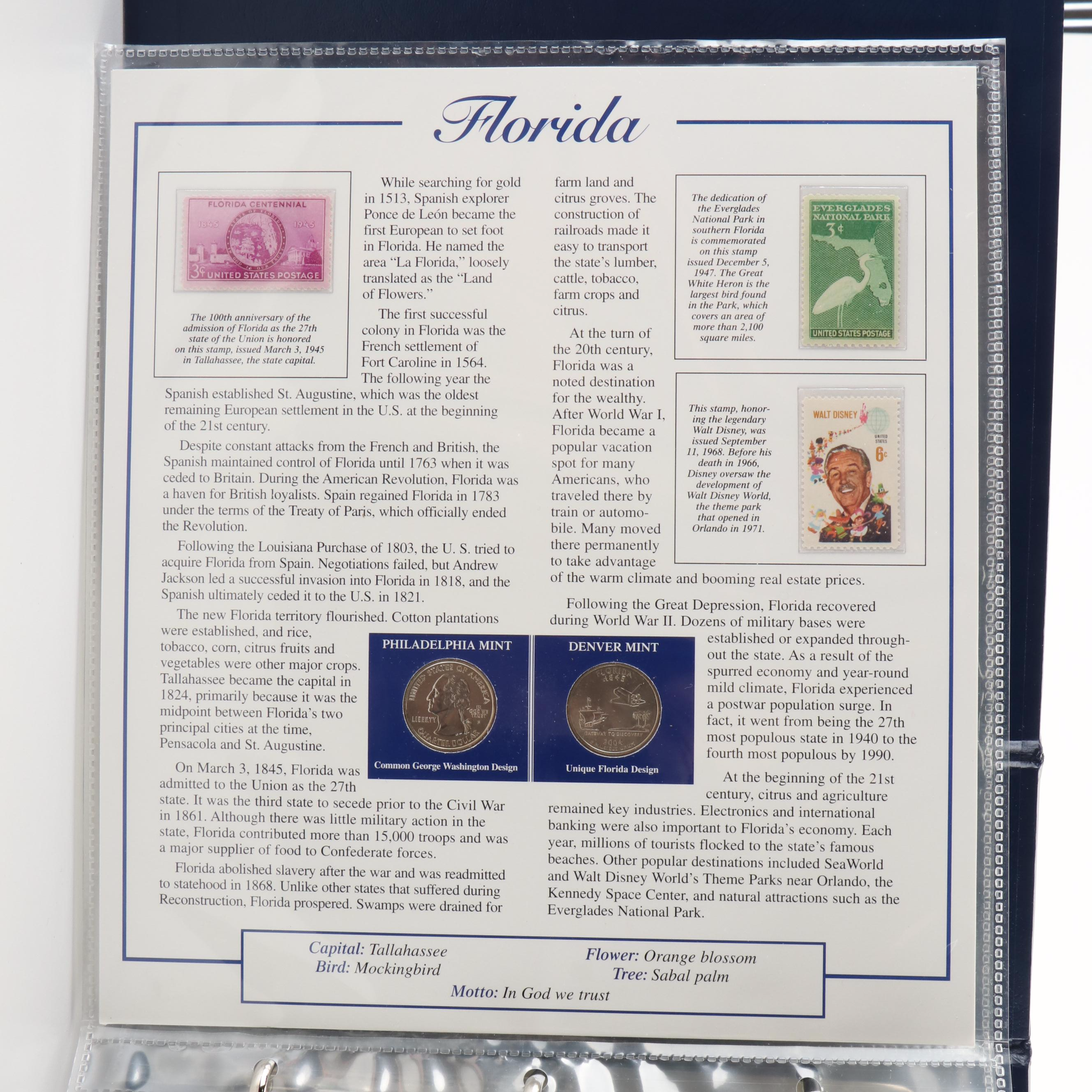 Two Sets of Statehood Quarters