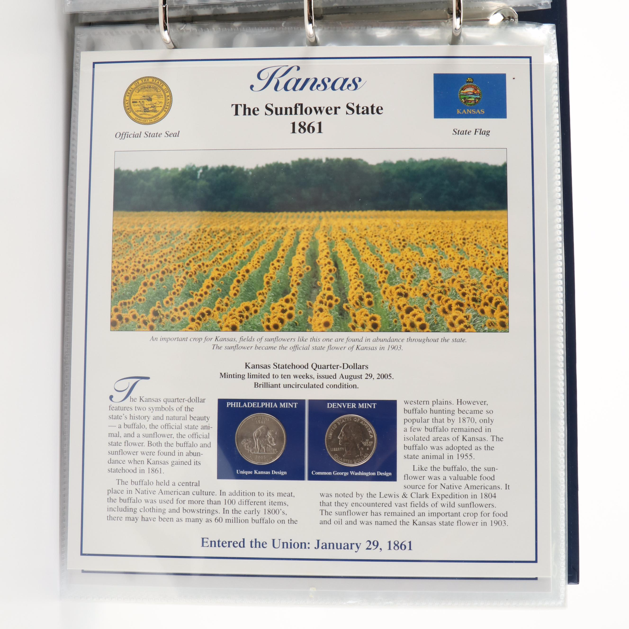 Two Sets of Statehood Quarters