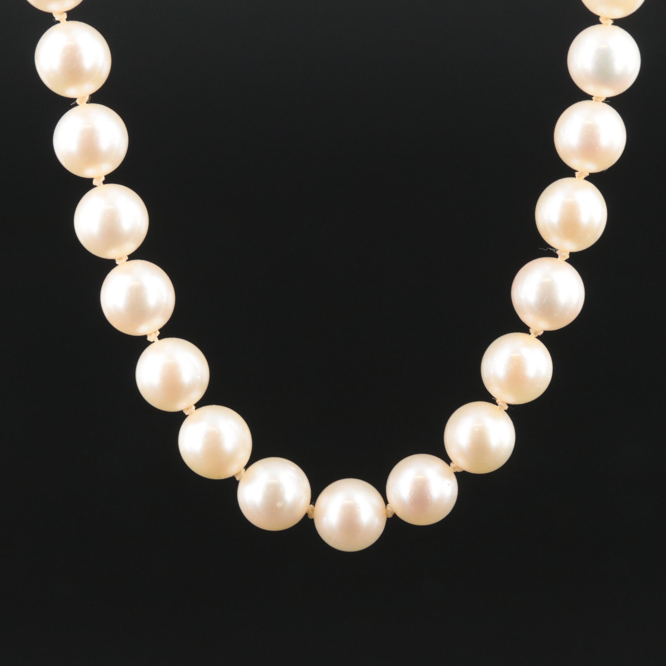 14K Pearl Necklace