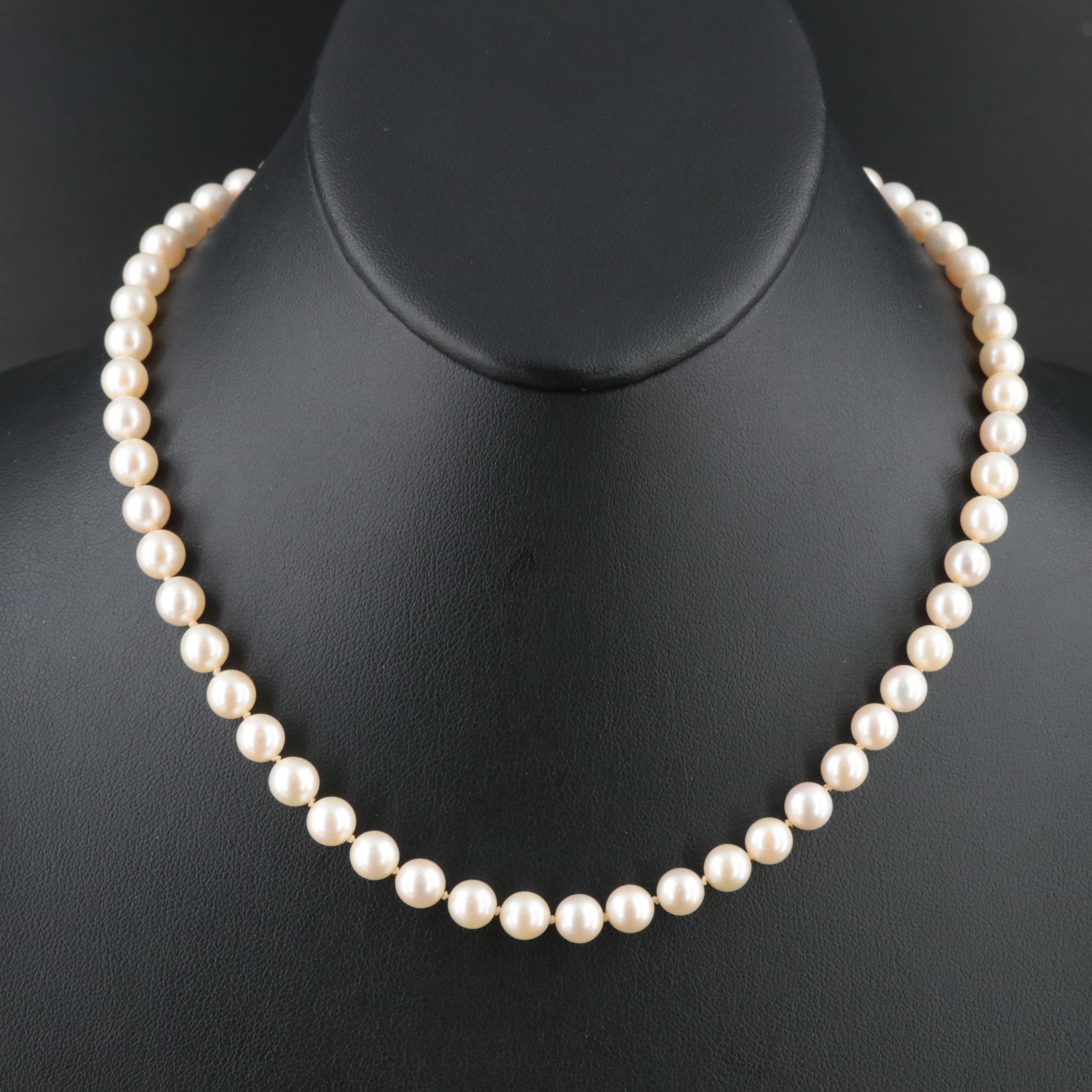 14K Pearl Necklace