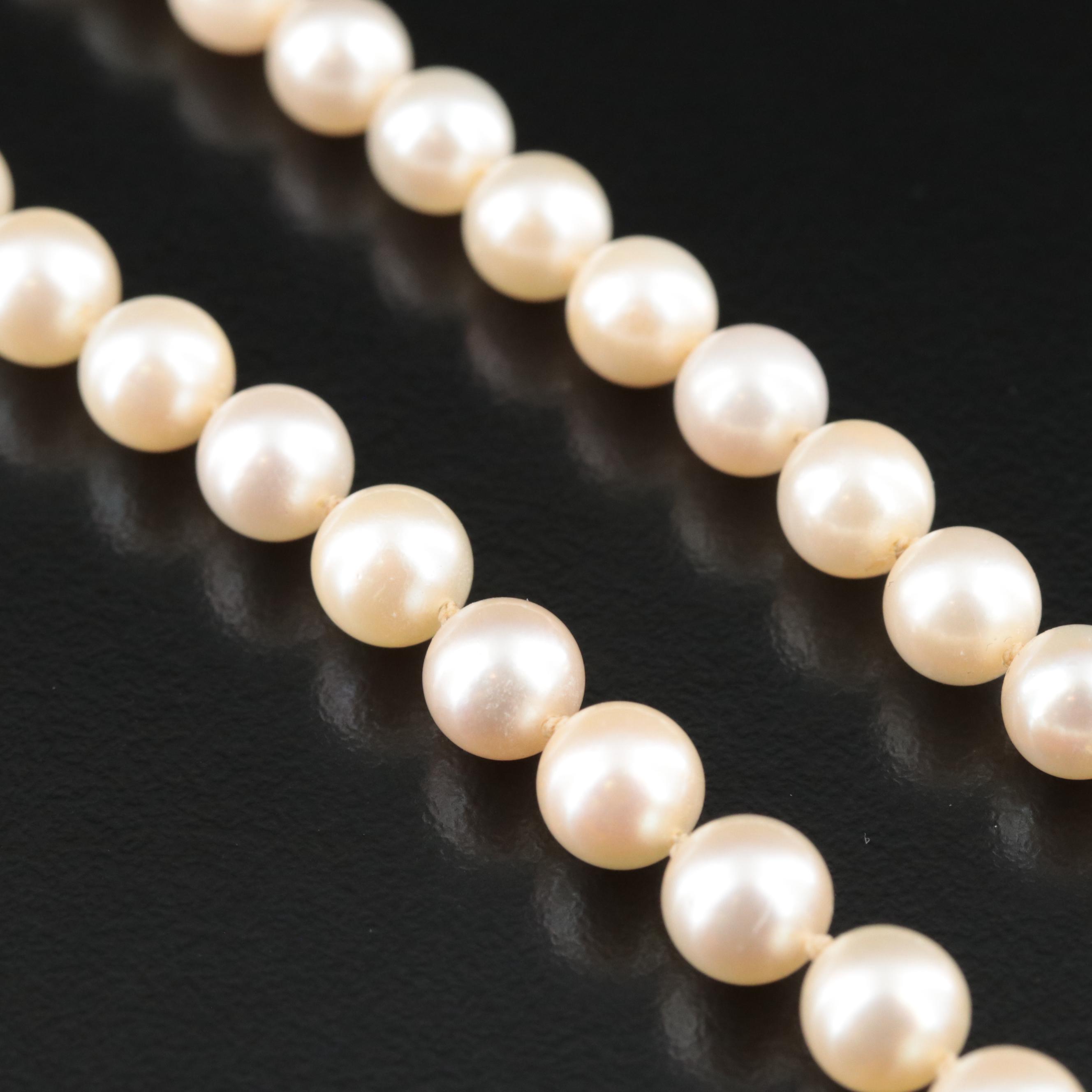 14K Pearl Necklace