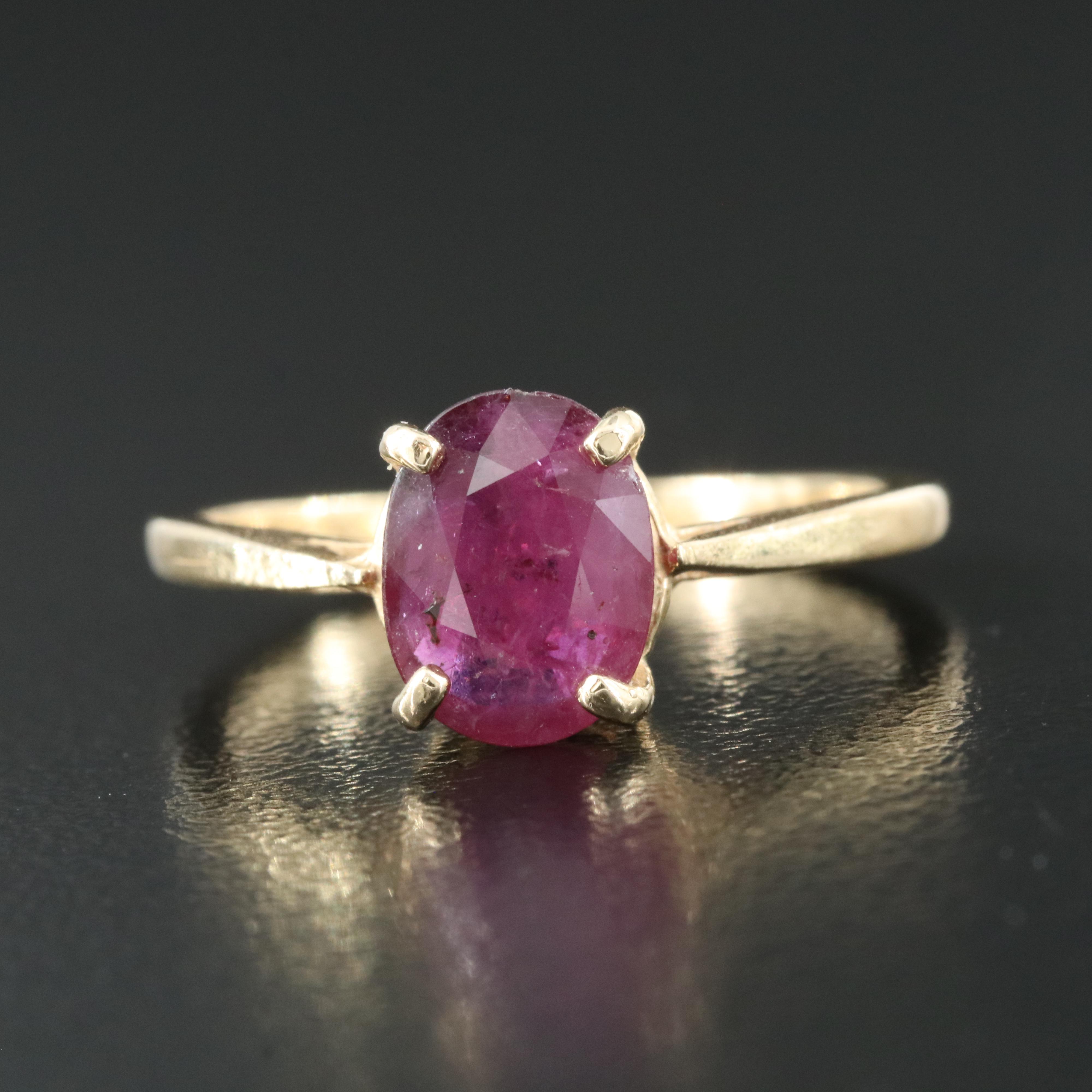 14K Ruby Ring