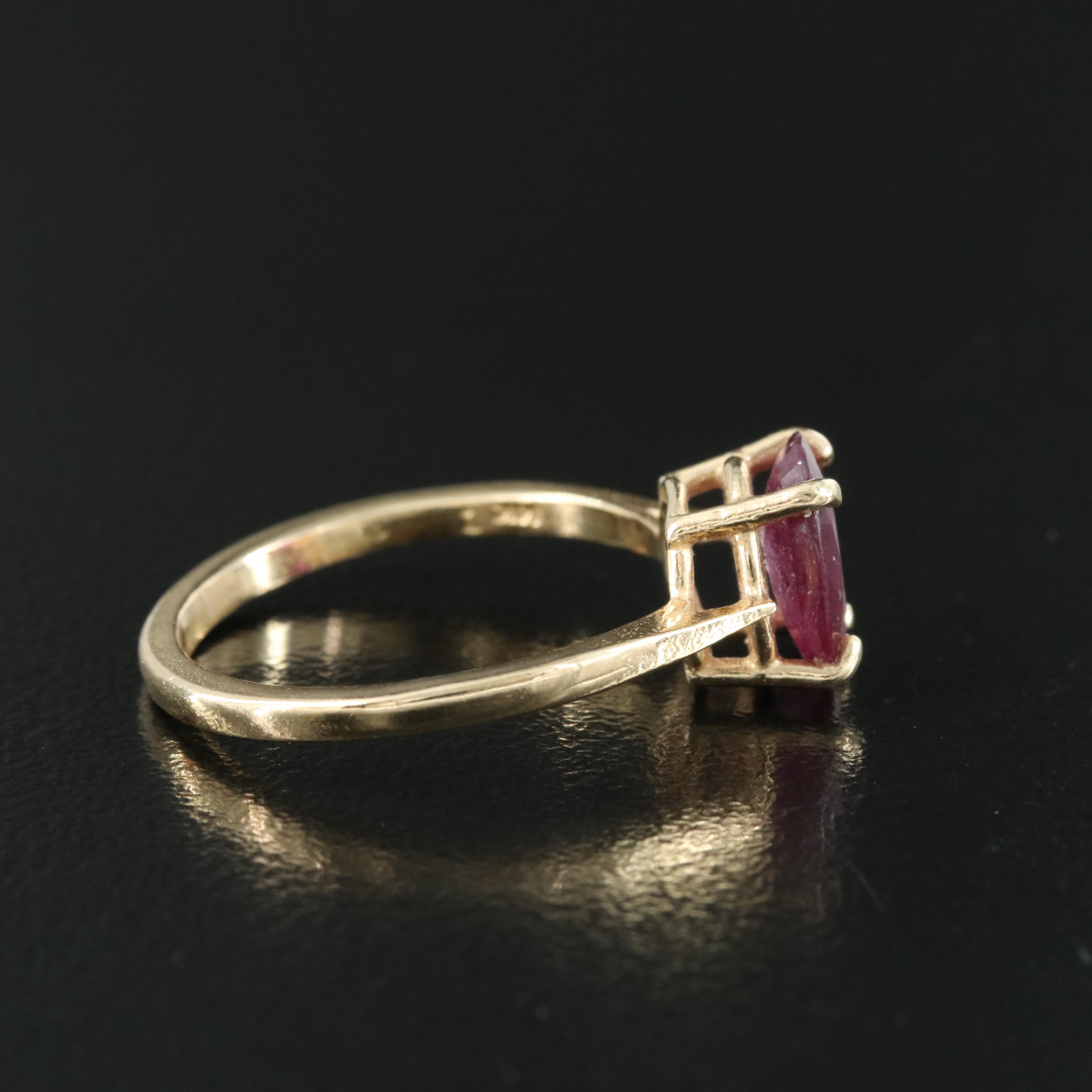 14K Ruby Ring