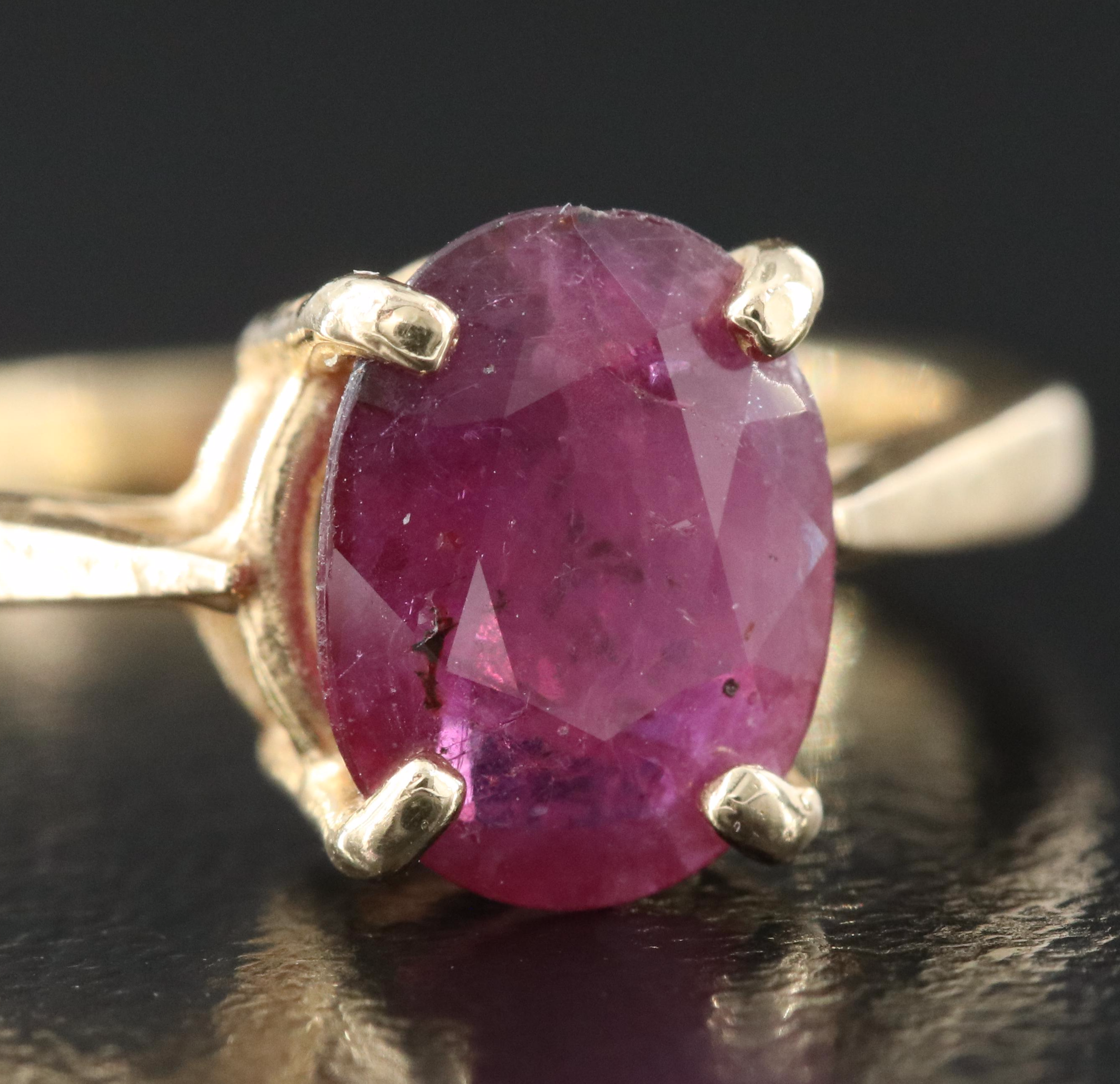 14K Ruby Ring
