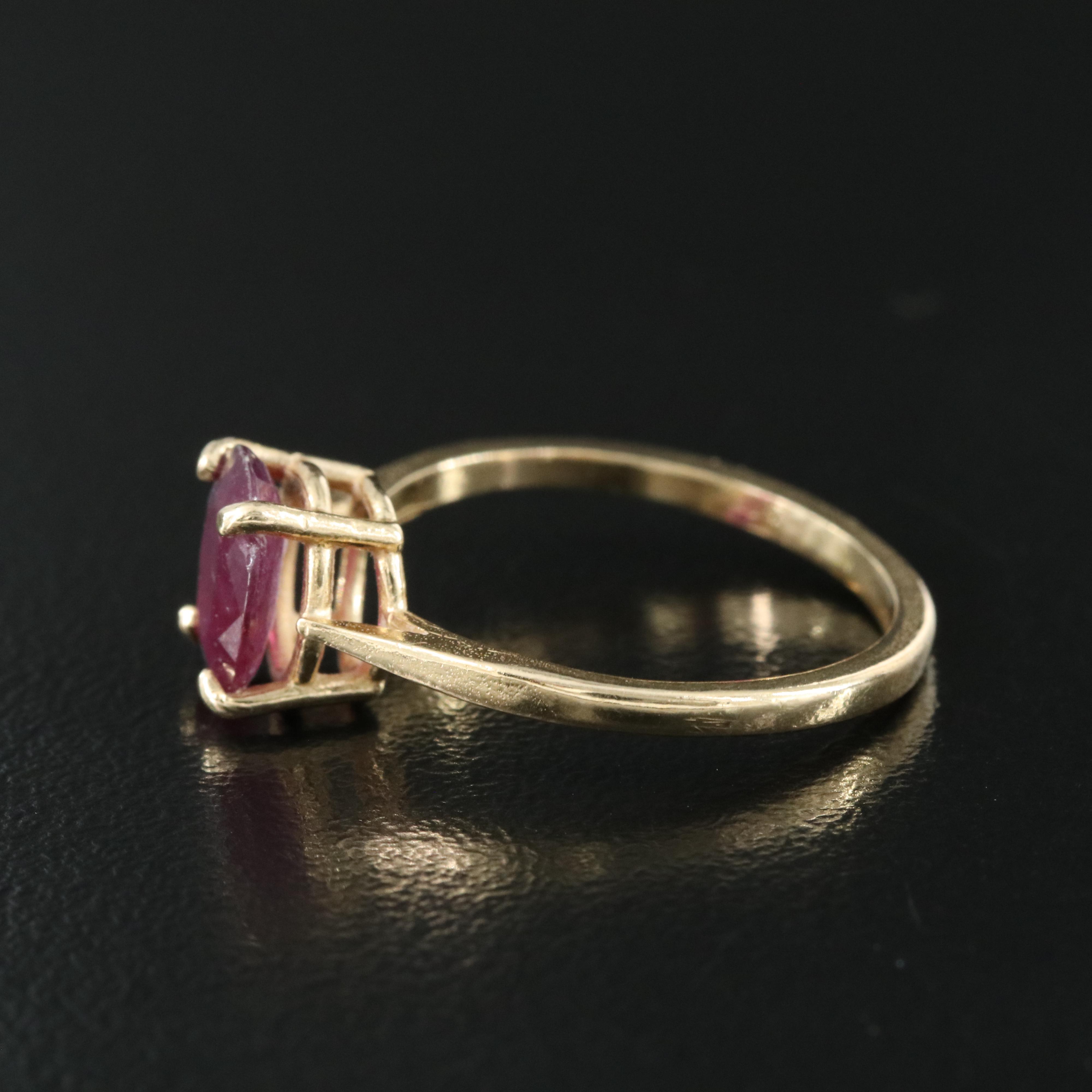 14K Ruby Ring