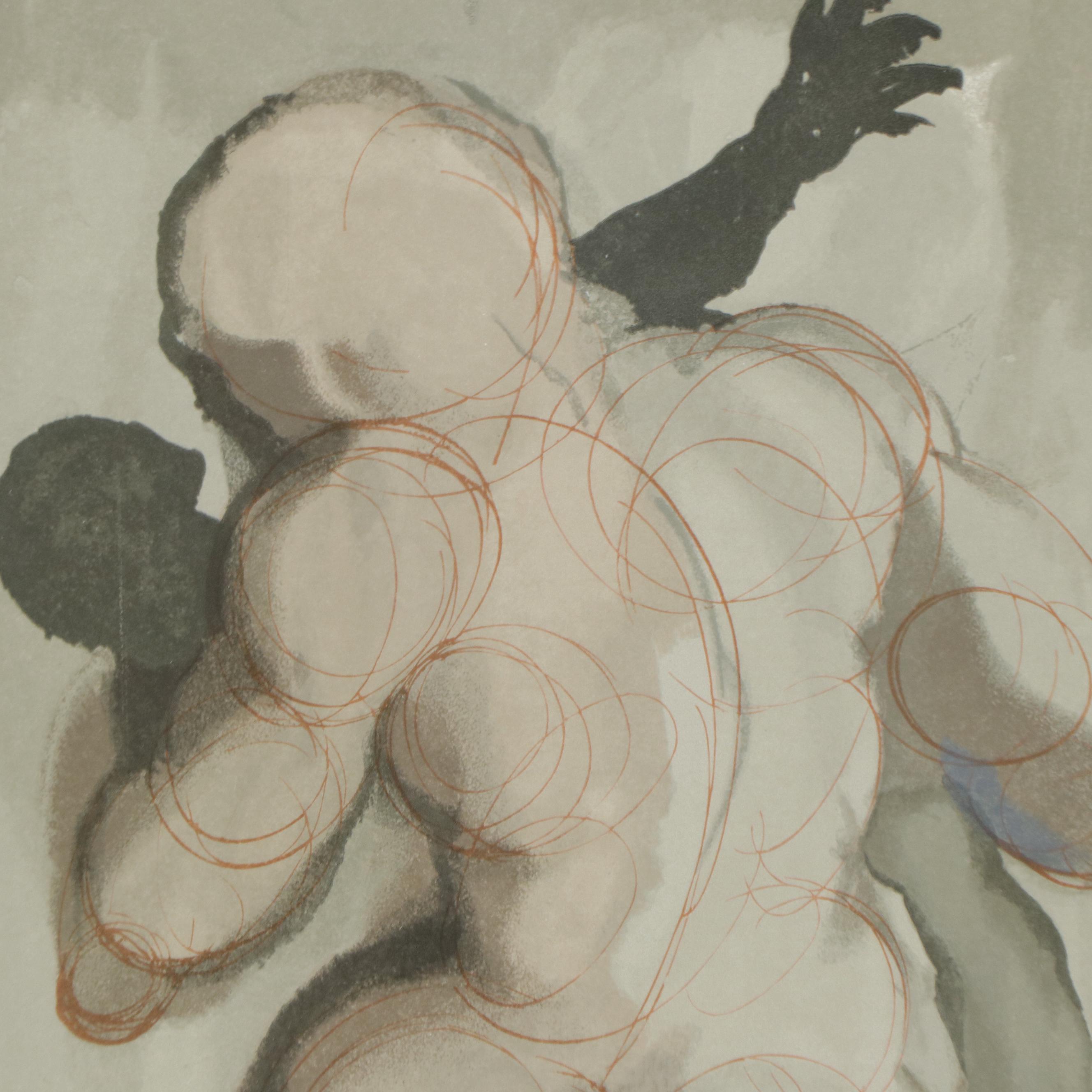 Salvador Dalí Wood Engraving "Death by Violence," 1960-1964