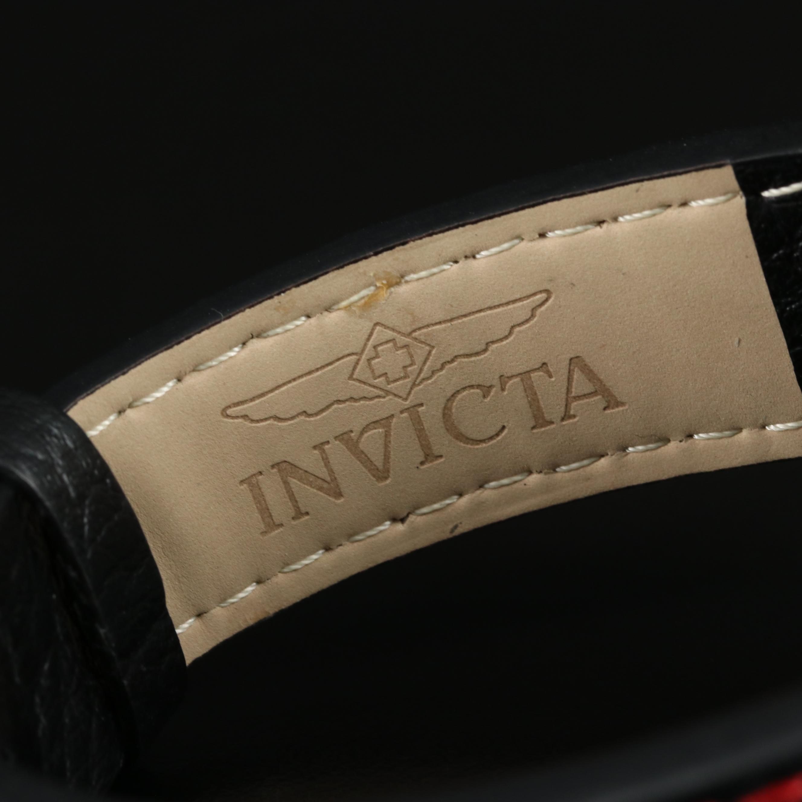 Invicta Specialty Day-Date Stainless Steel Quartz Watch