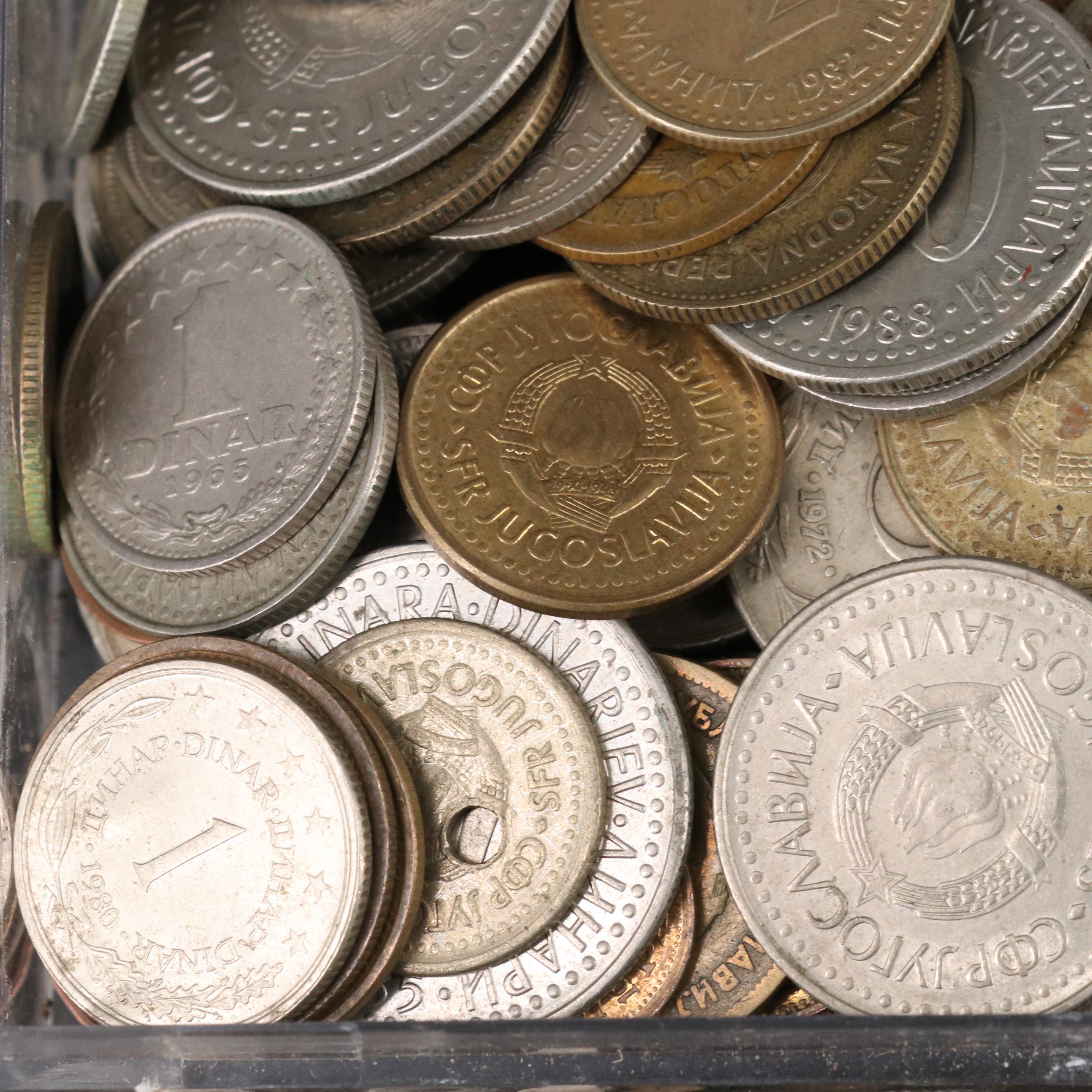 331 Vintage Foreign Coins