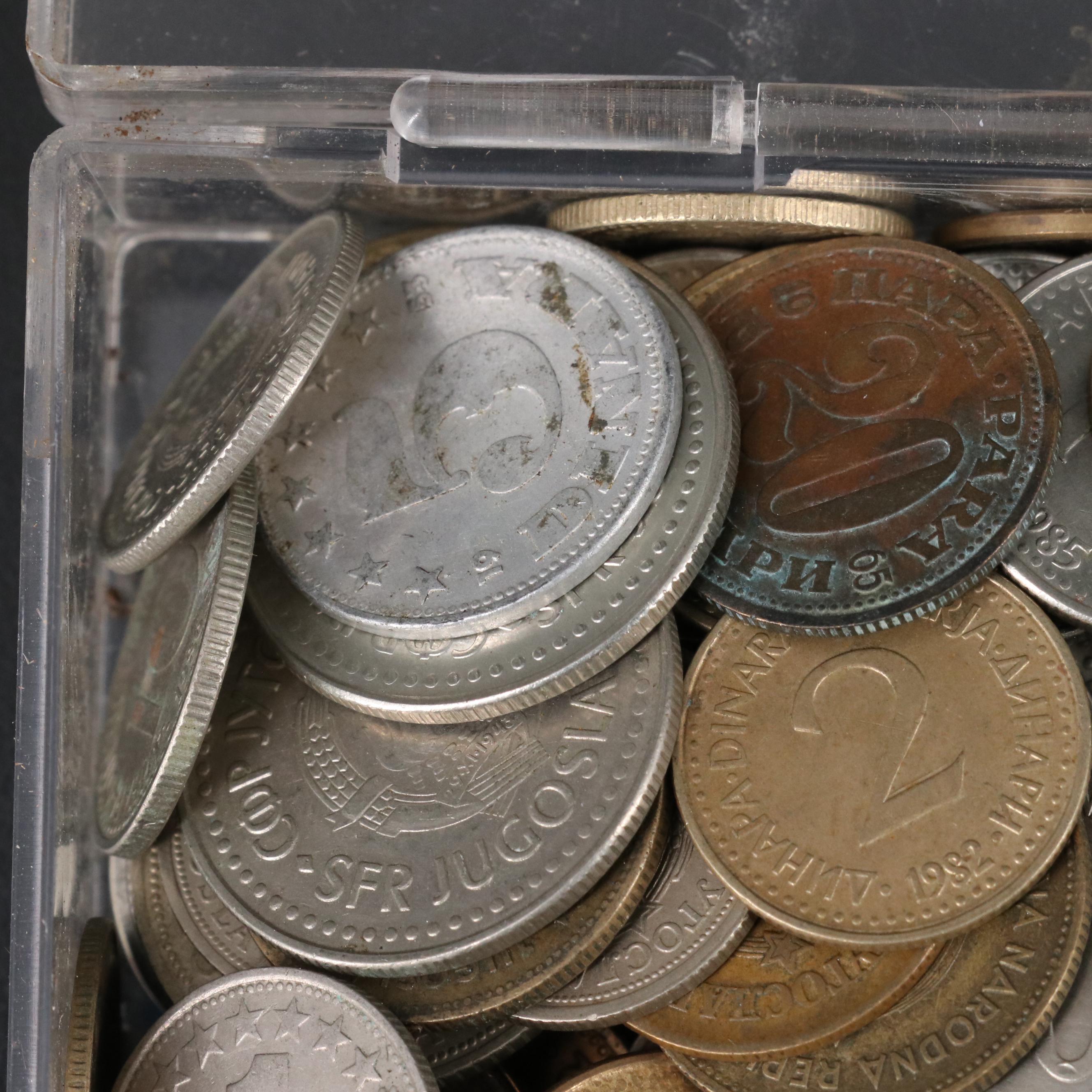 331 Vintage Foreign Coins