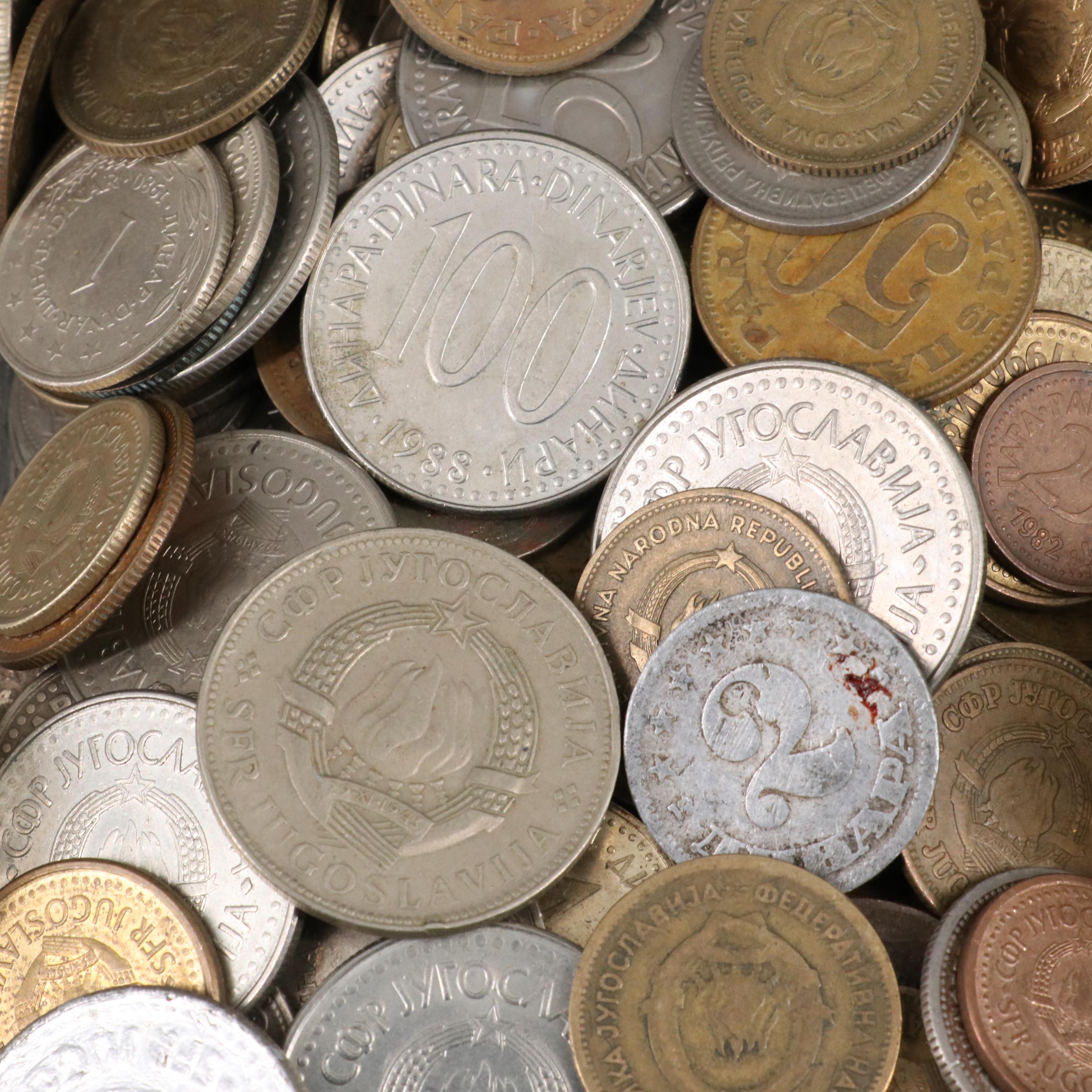 331 Vintage Foreign Coins