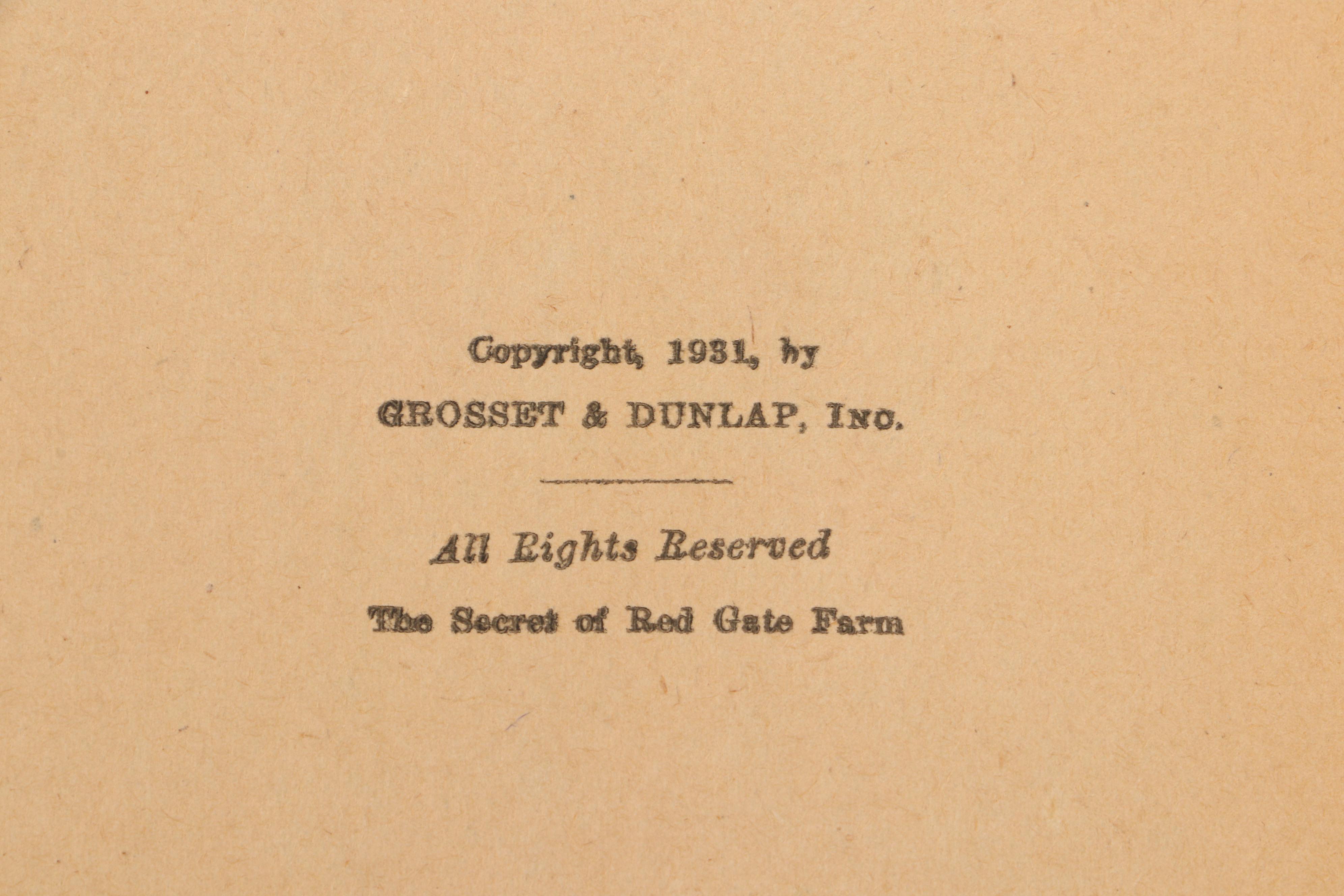 "Nancy Drew" Partial Series by Carolyn Keene, 1941–1946