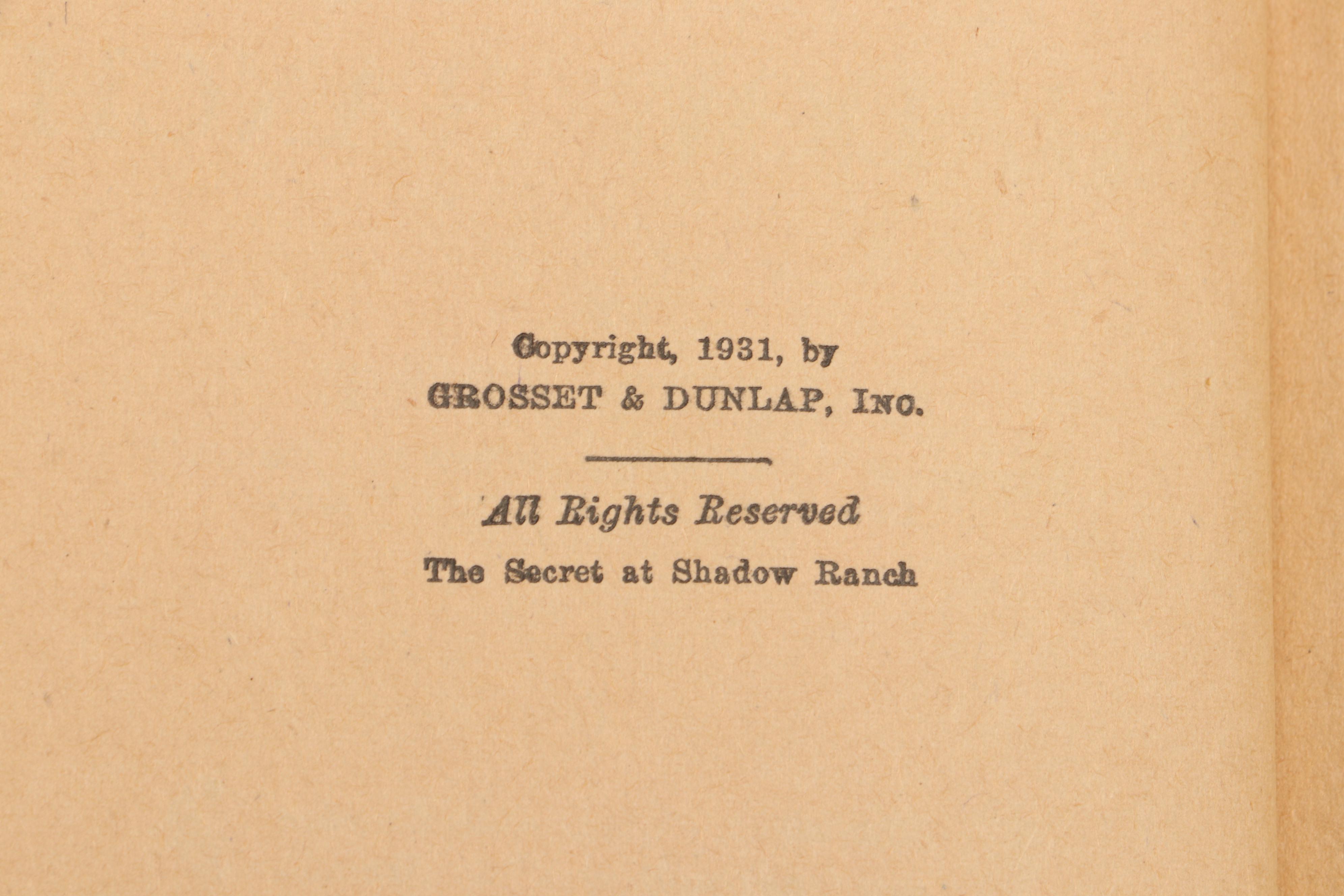 "Nancy Drew" Partial Series by Carolyn Keene, 1941–1946