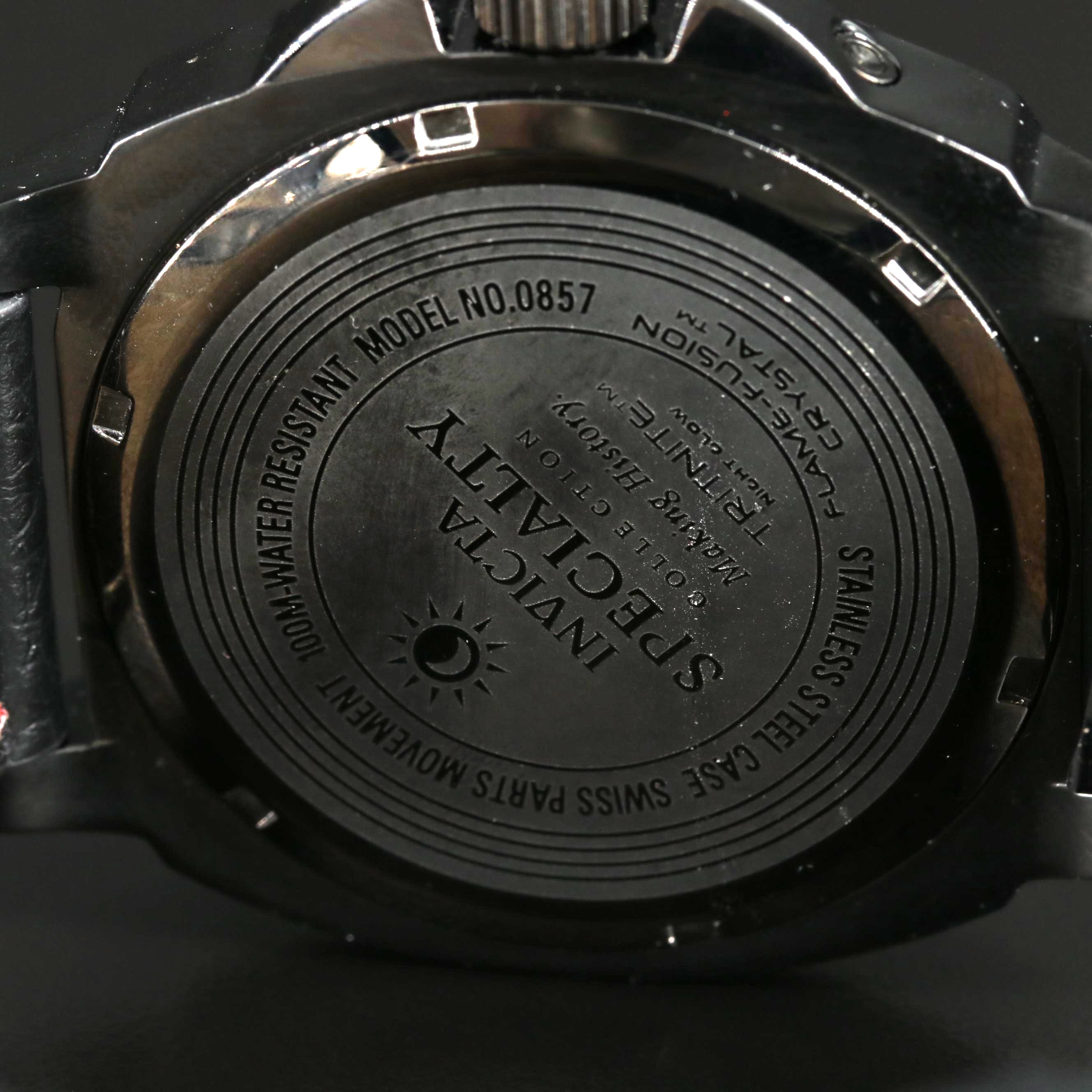 Invicta Specialty Day-Date Stainless Steel Quartz Watch