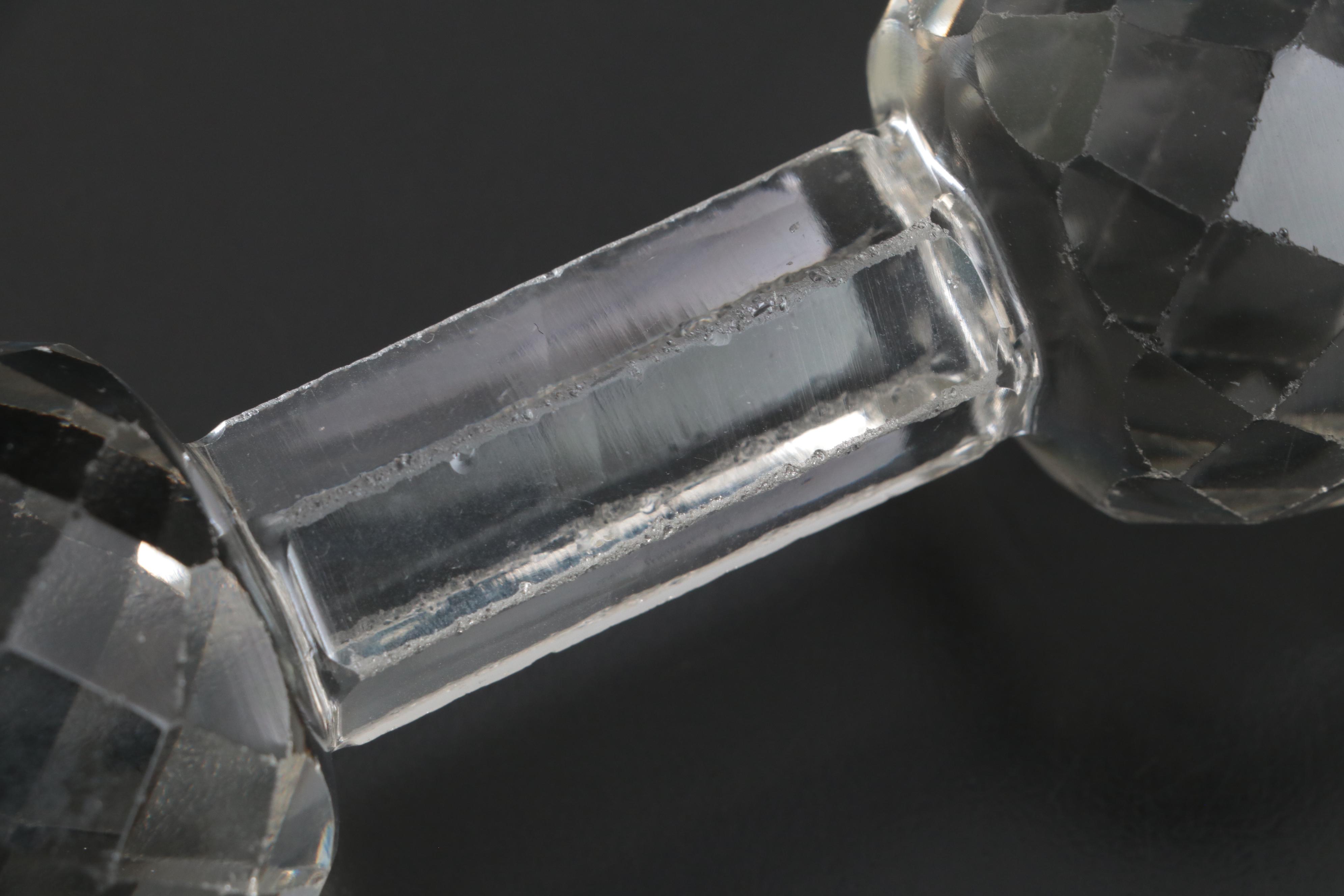 Waterford Crystal and Other Cut Glass Knife Rests, 20th Century