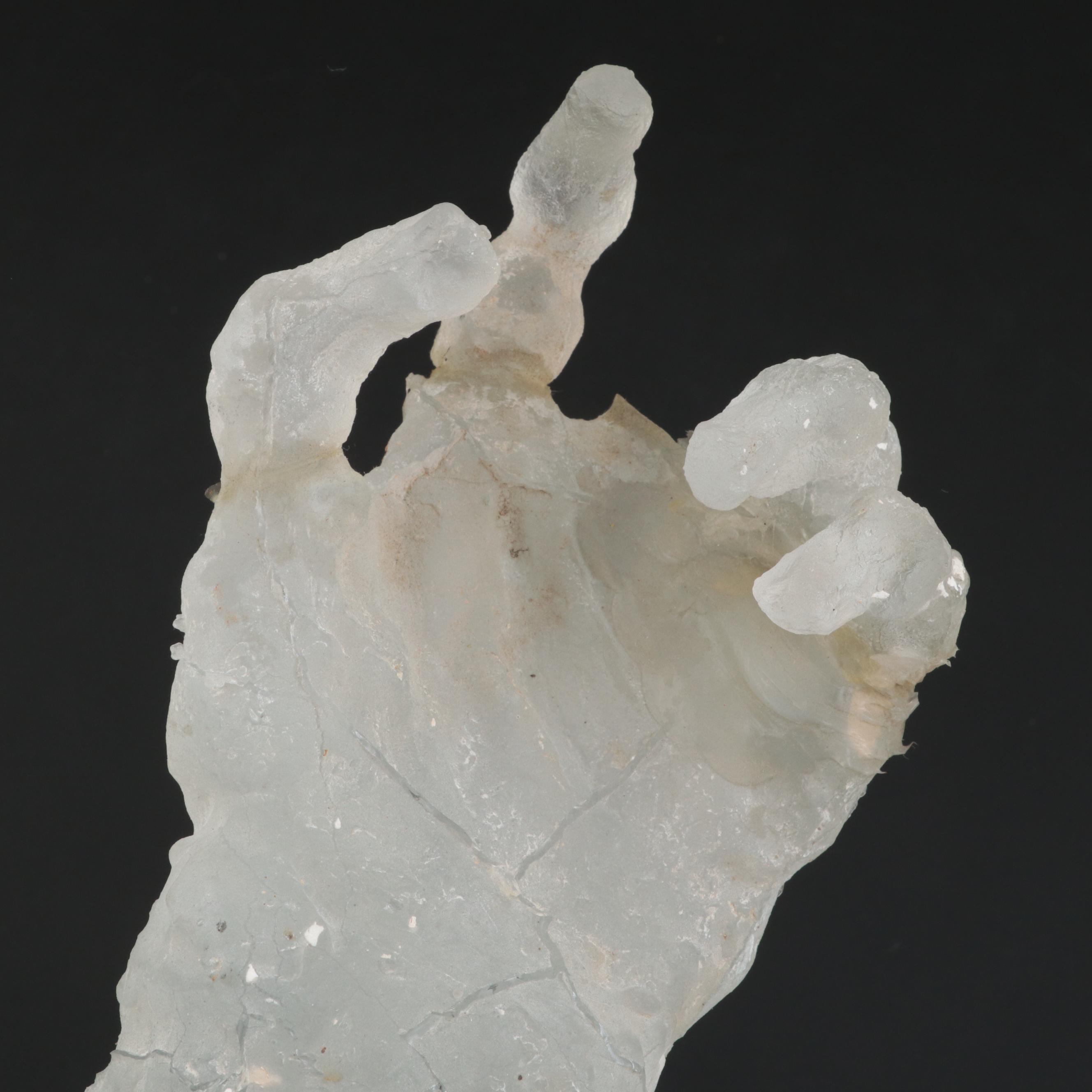 Cast Studio Art Glass Left Arm Sculpture