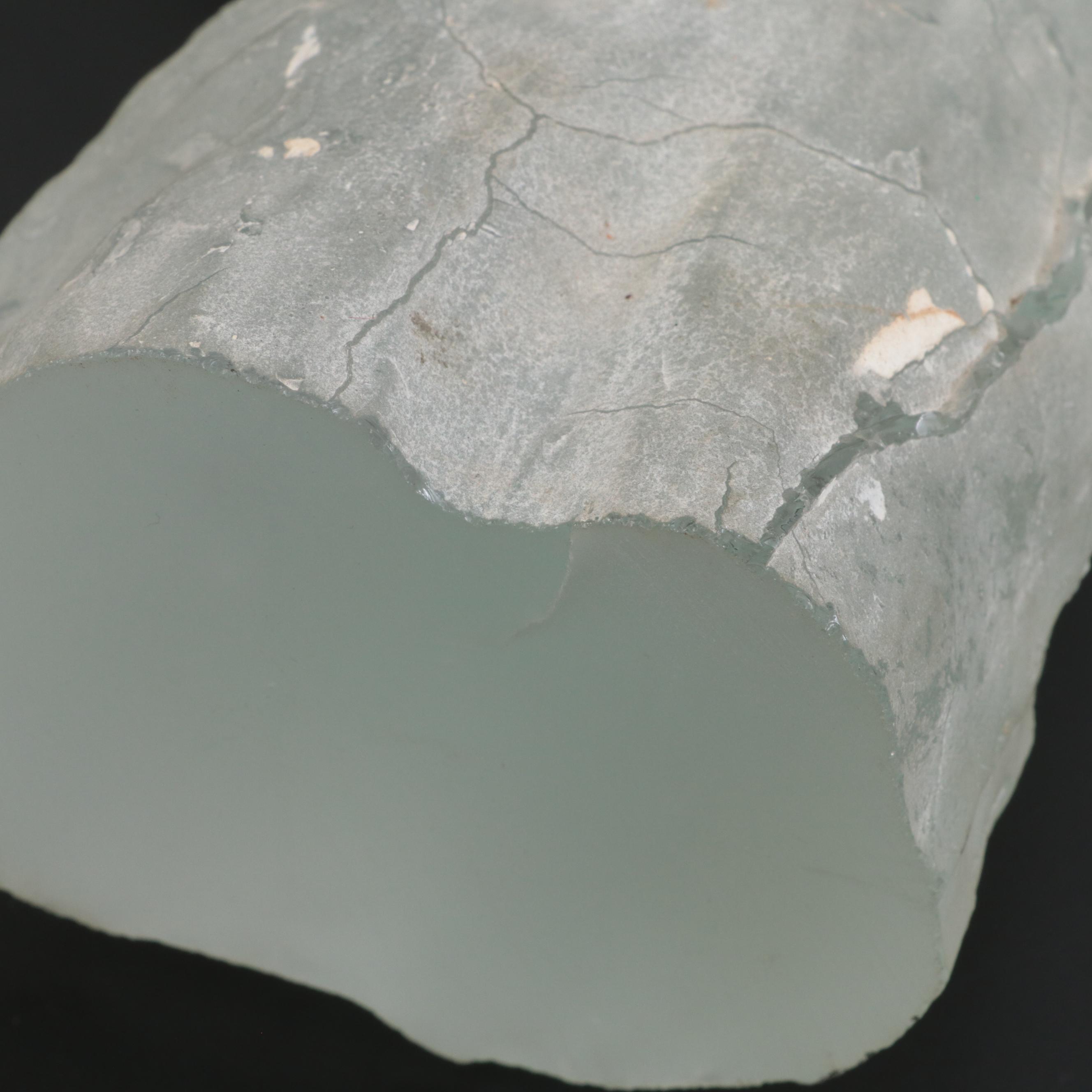 Cast Studio Art Glass Left Arm Sculpture