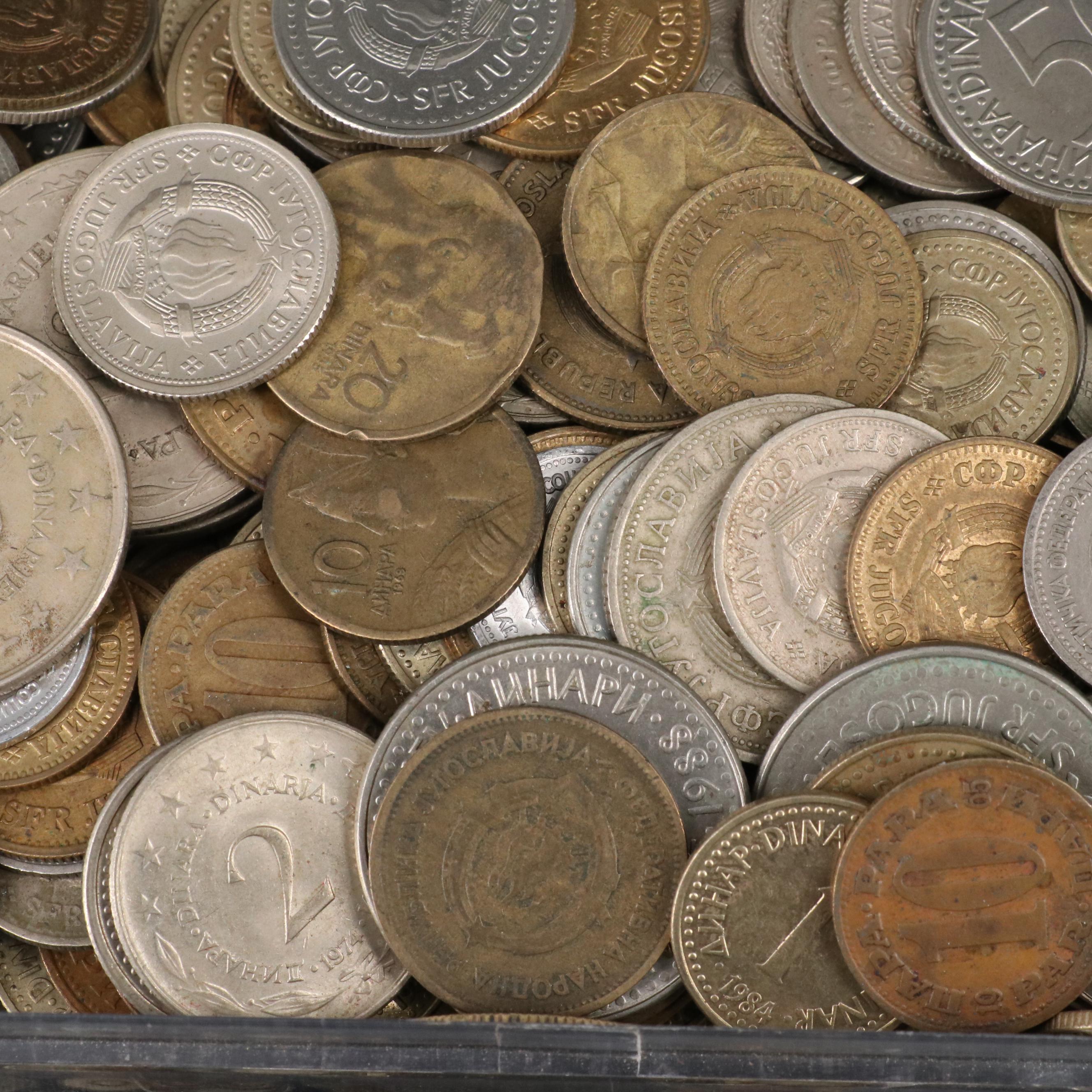 358 Vintage Coins from Yugoslavia