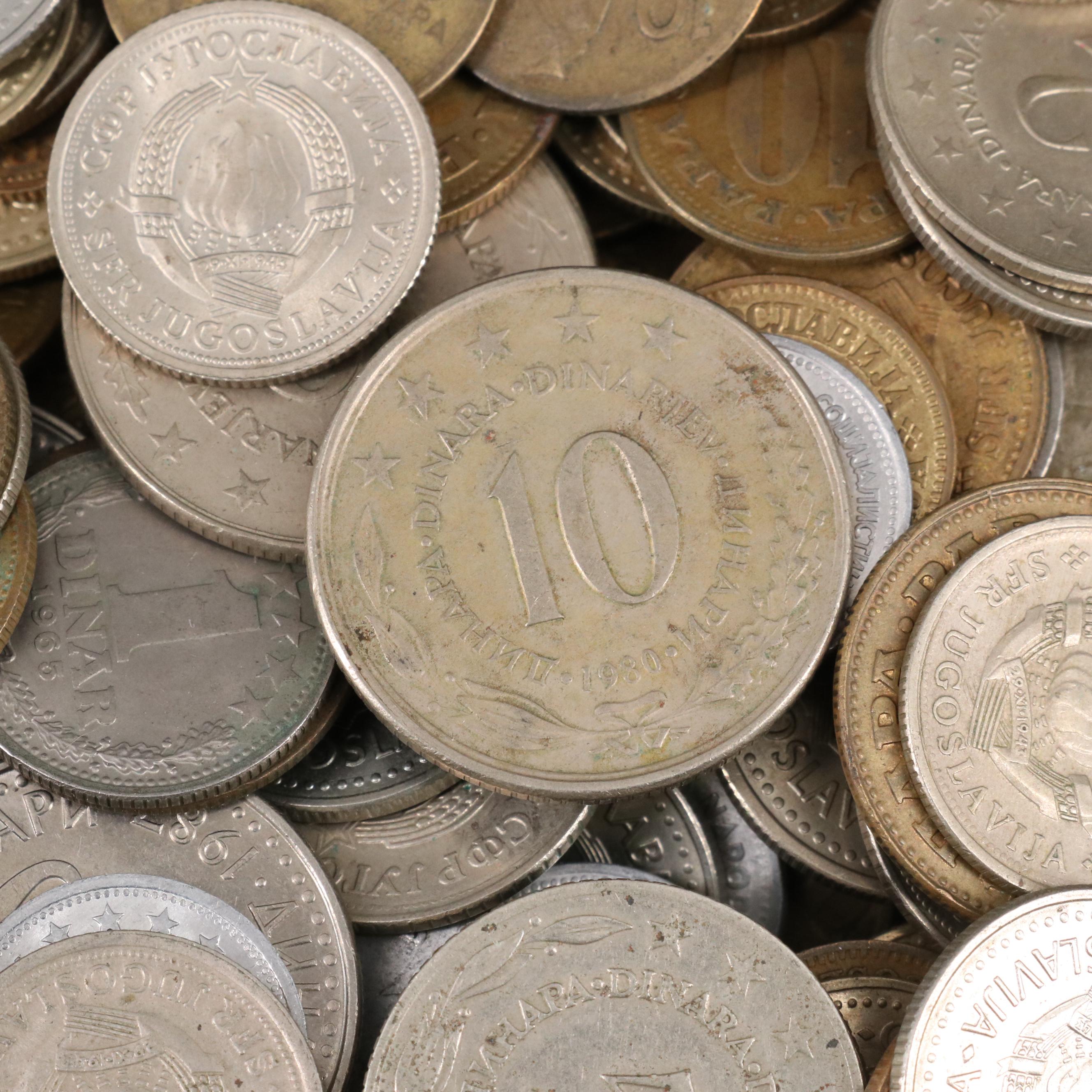 358 Vintage Coins from Yugoslavia