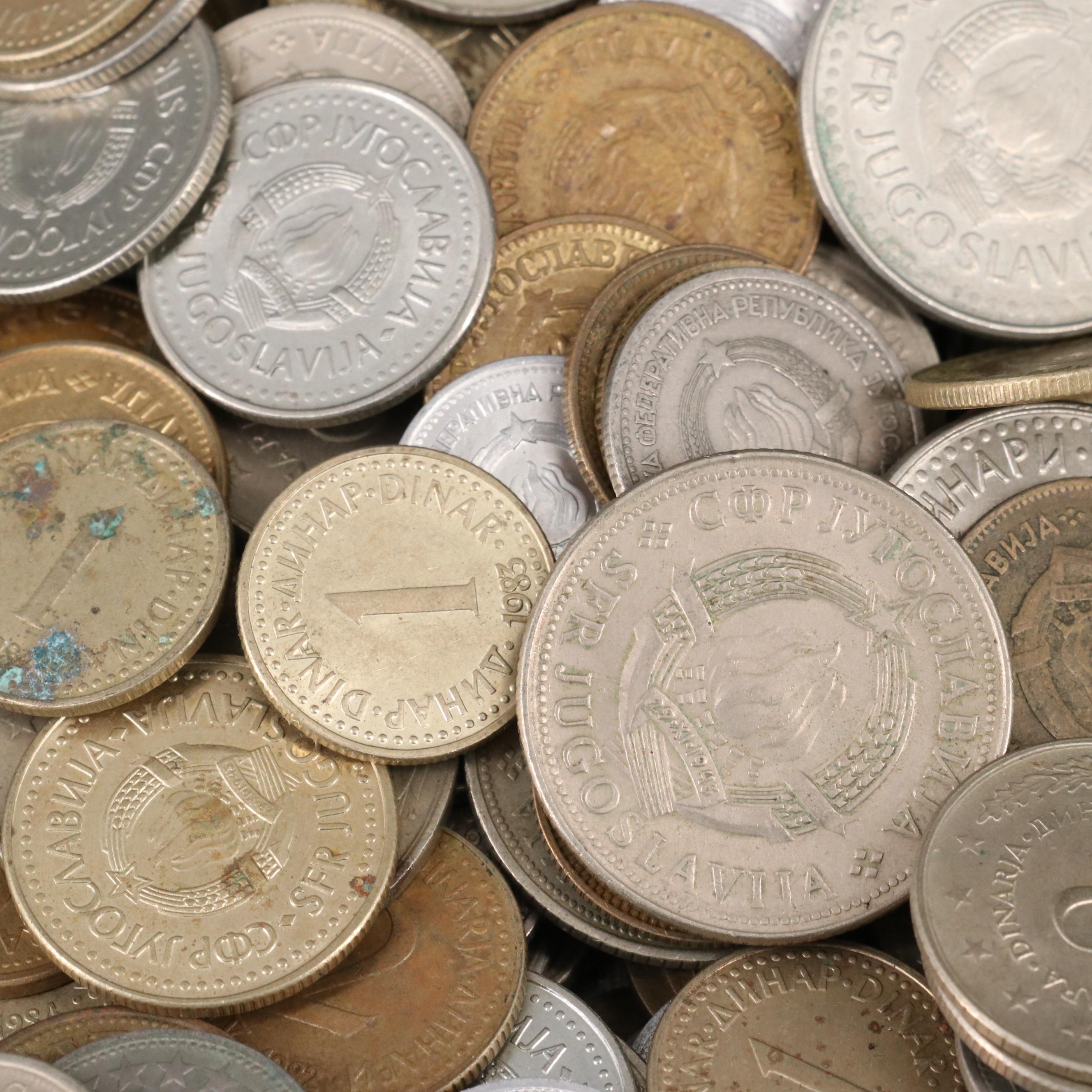 358 Vintage Coins from Yugoslavia