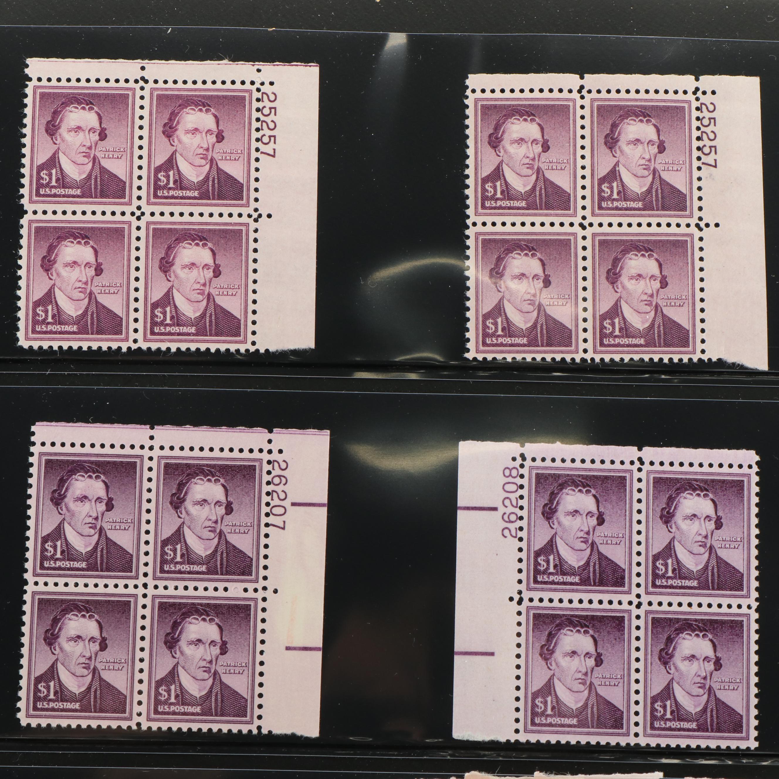 U.S. Plate Block Assortment