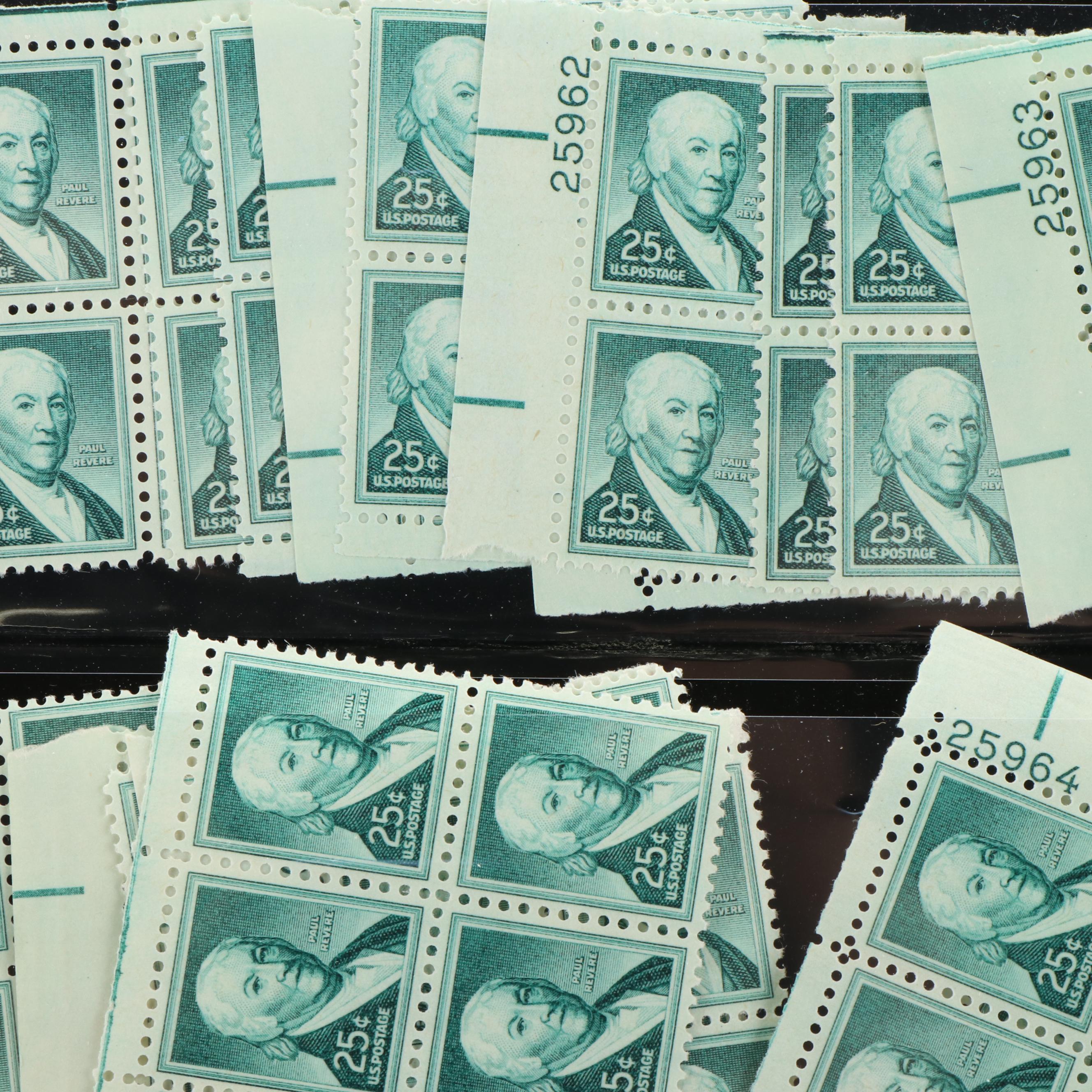 U.S. Plate Block Assortment