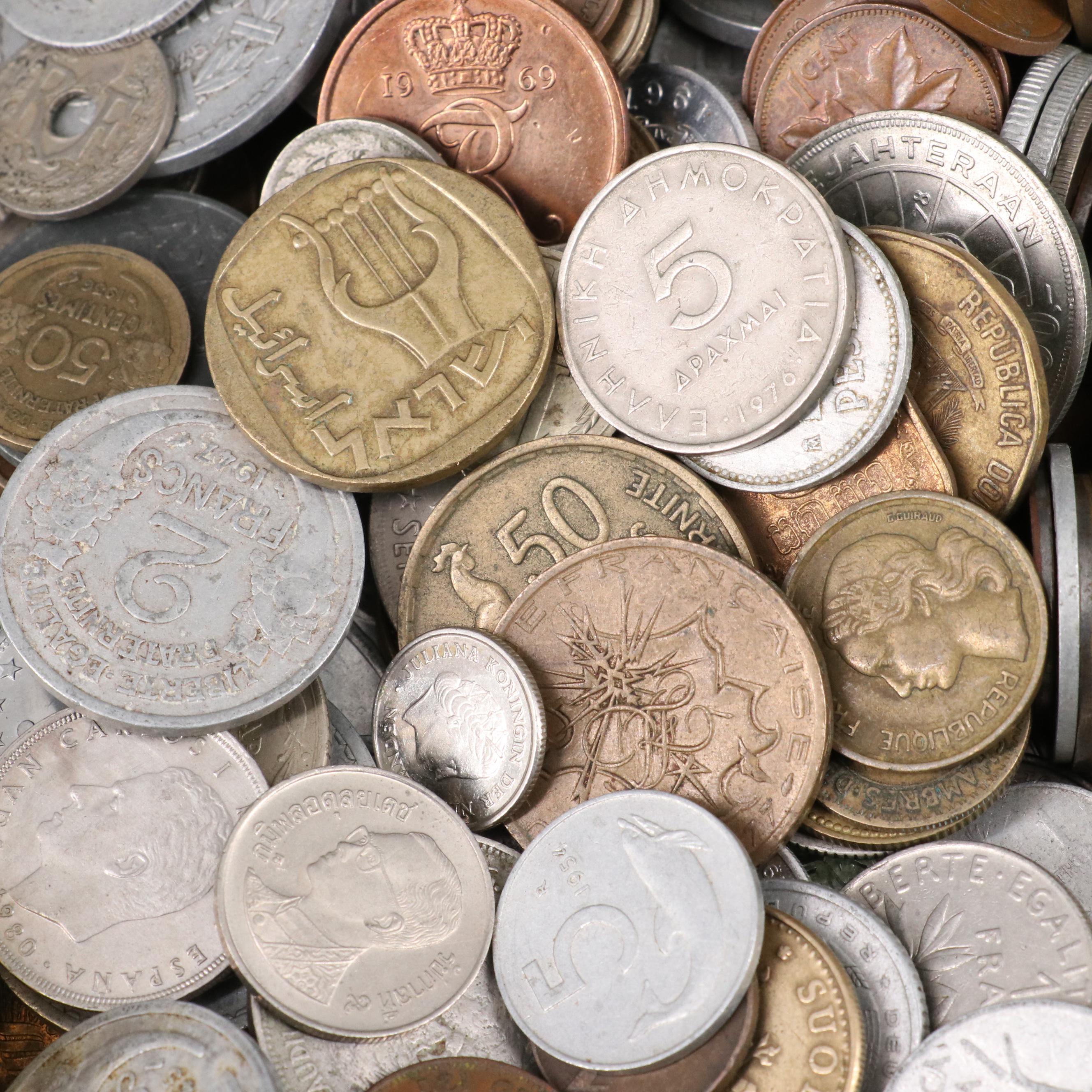 301 Antique to Vintage Foreign Coins