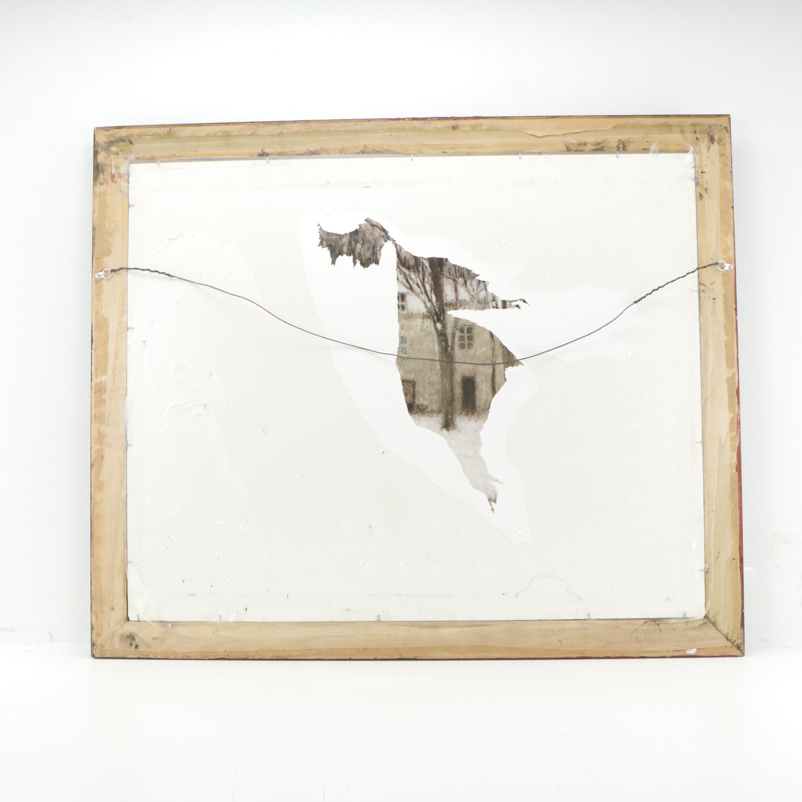 Gary Ross Charcoal Drawing of Two Nude Figures