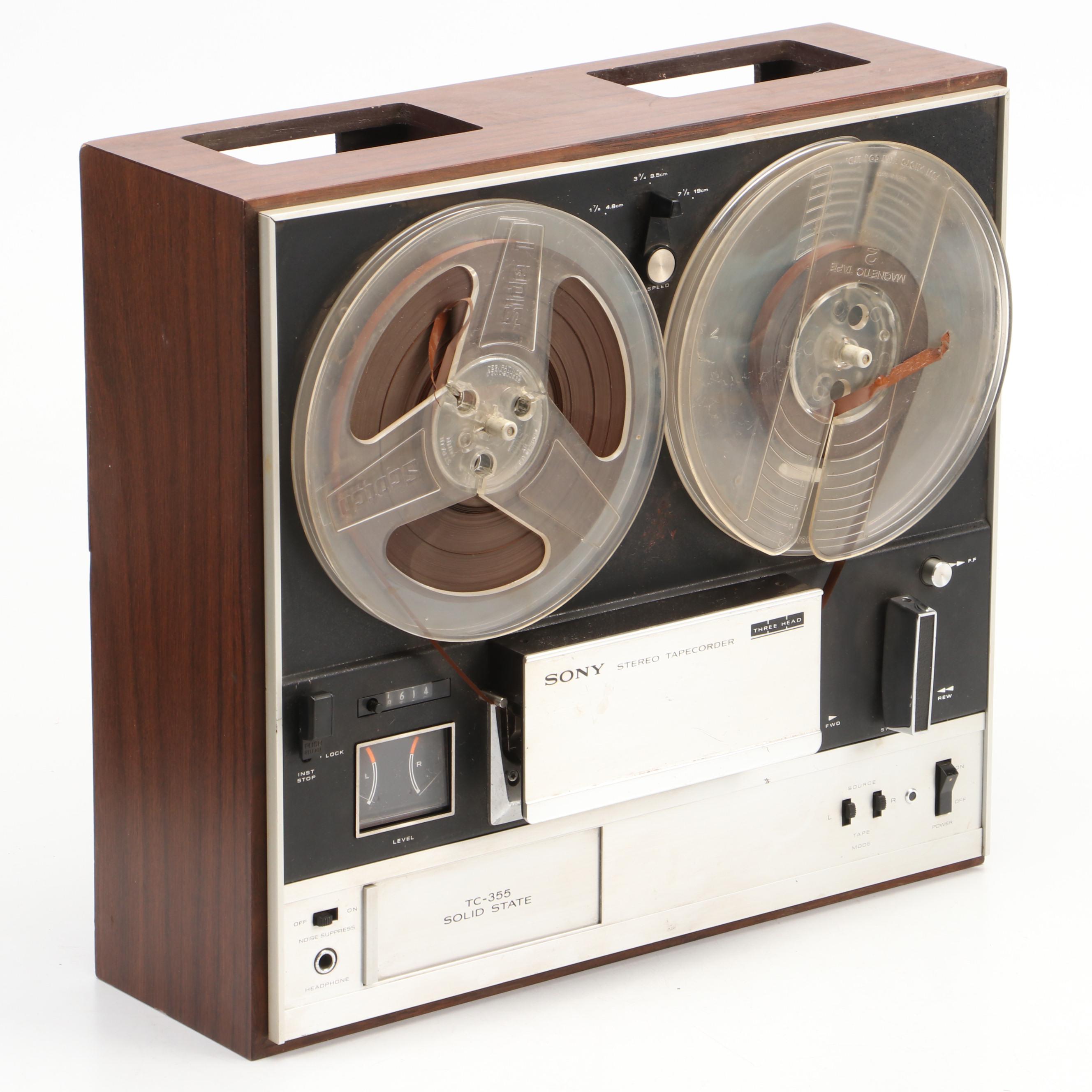 Sony Reel to Reel Stereo Three Head Tape Recorder EBTH