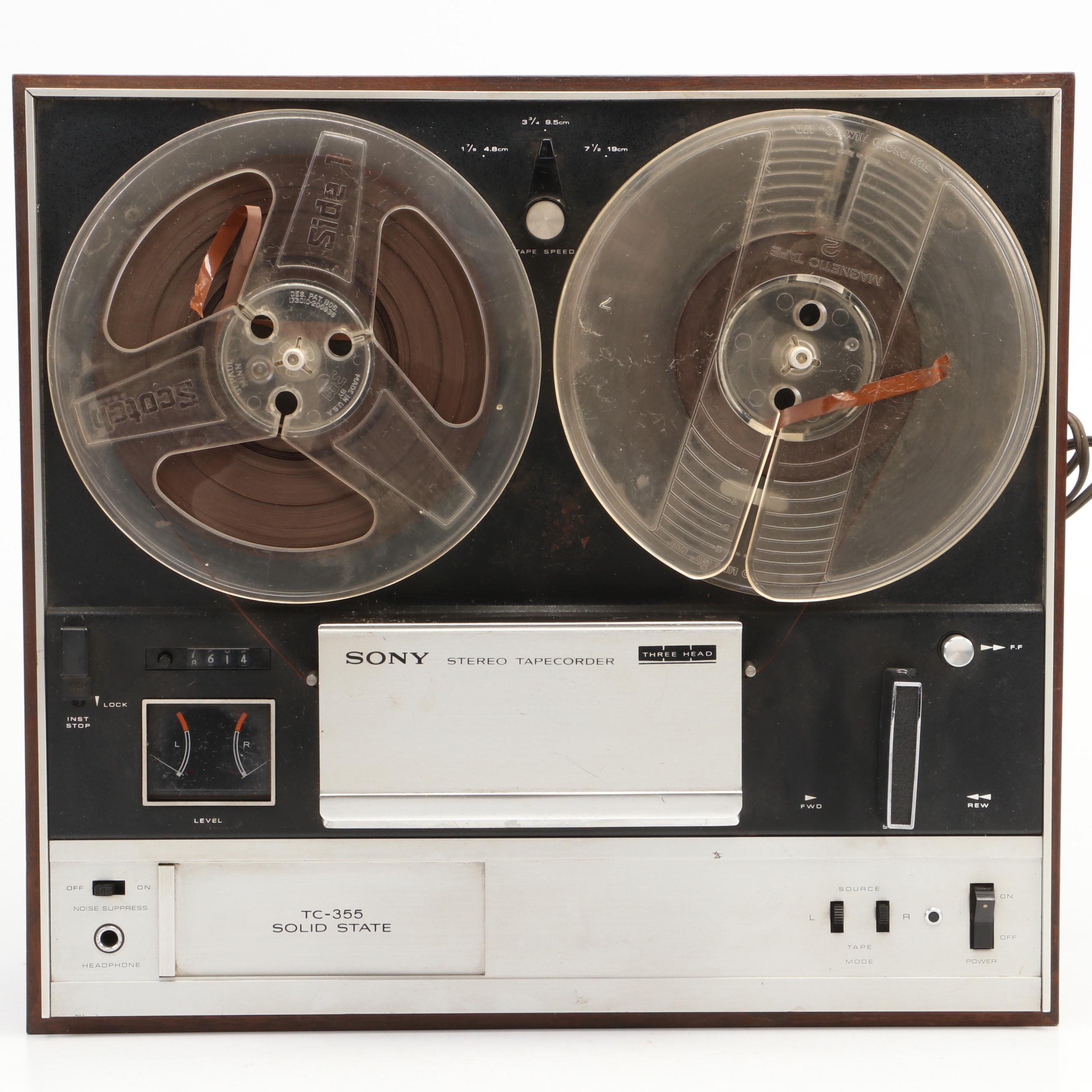 Sony Reel to Reel Stereo Three Head Tape Recorder