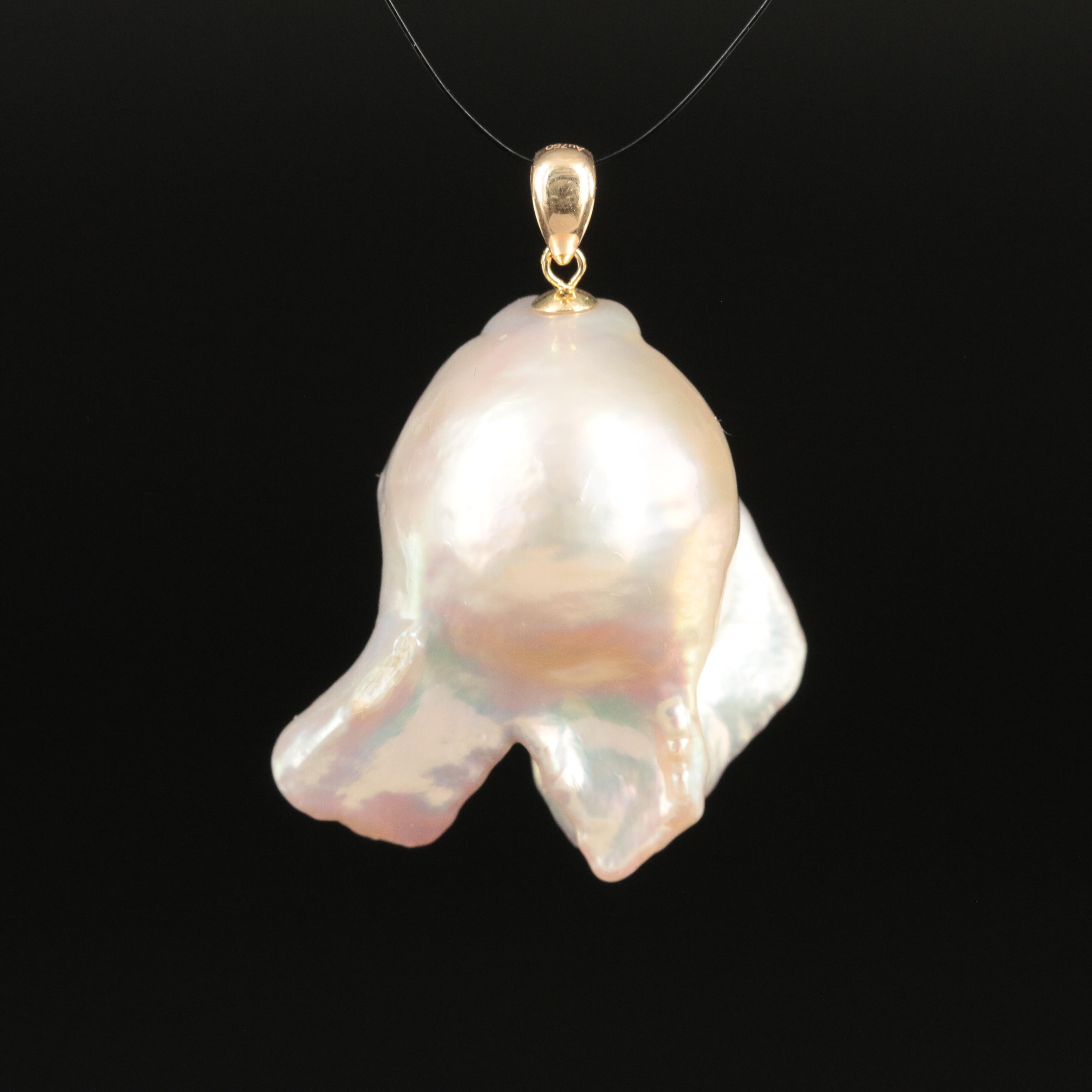 18K Pearl Pendant