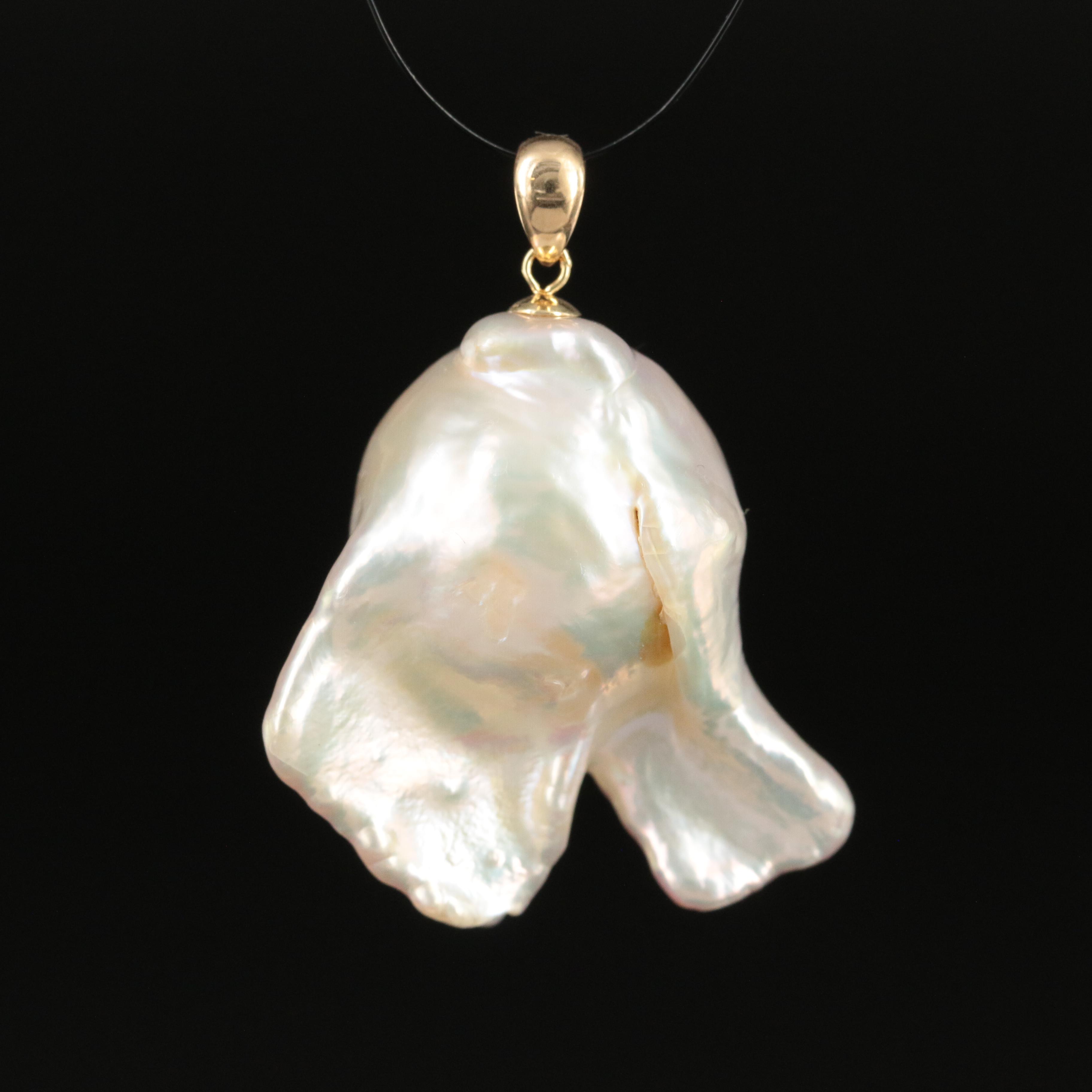 18K Pearl Pendant