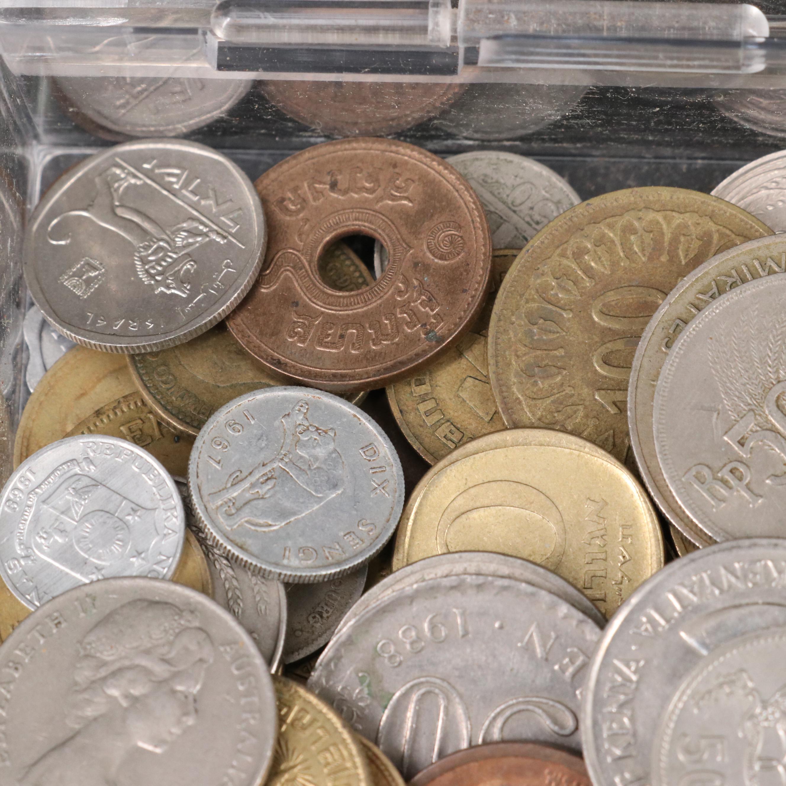 222 Antique to Vintage Foreign Coins