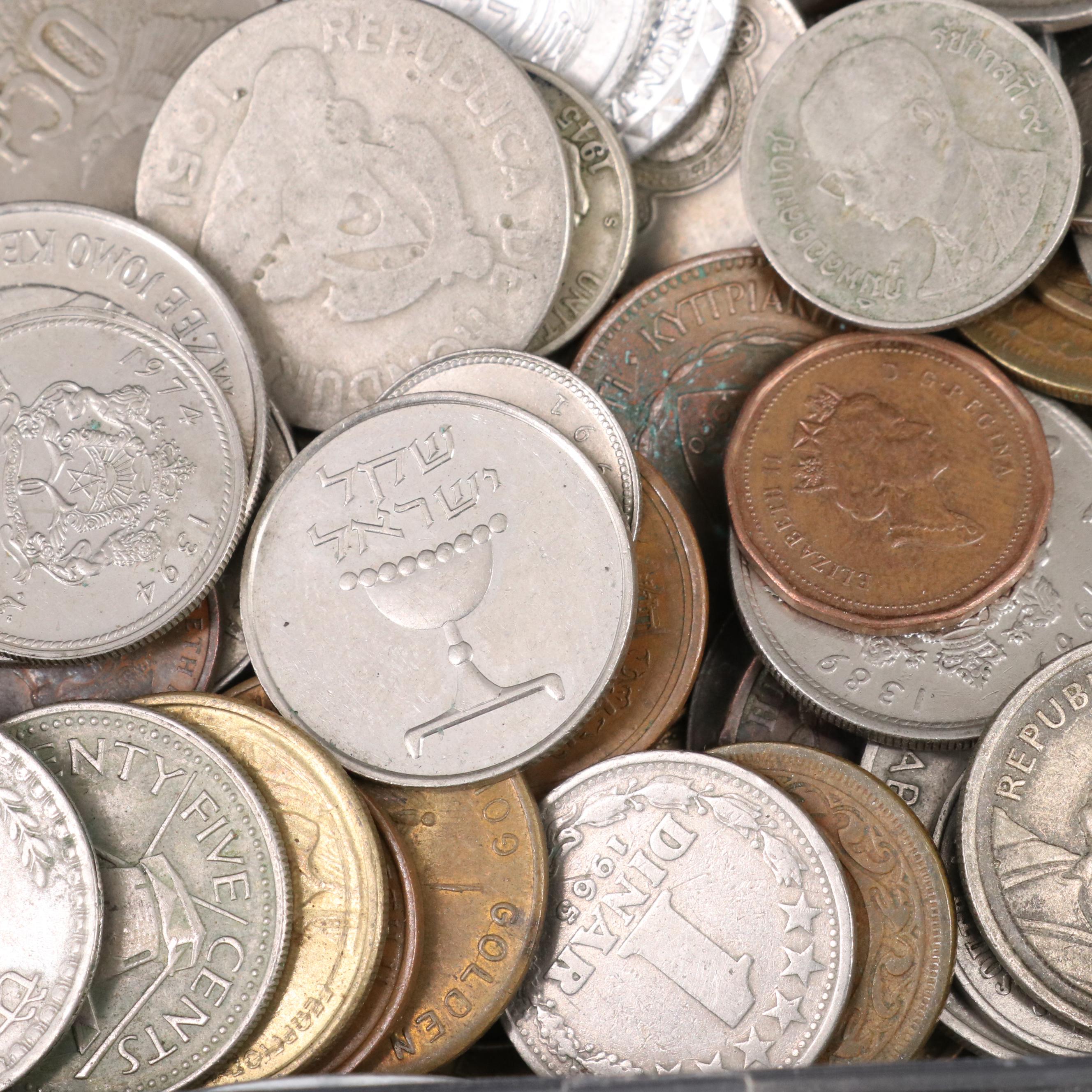 222 Antique to Vintage Foreign Coins