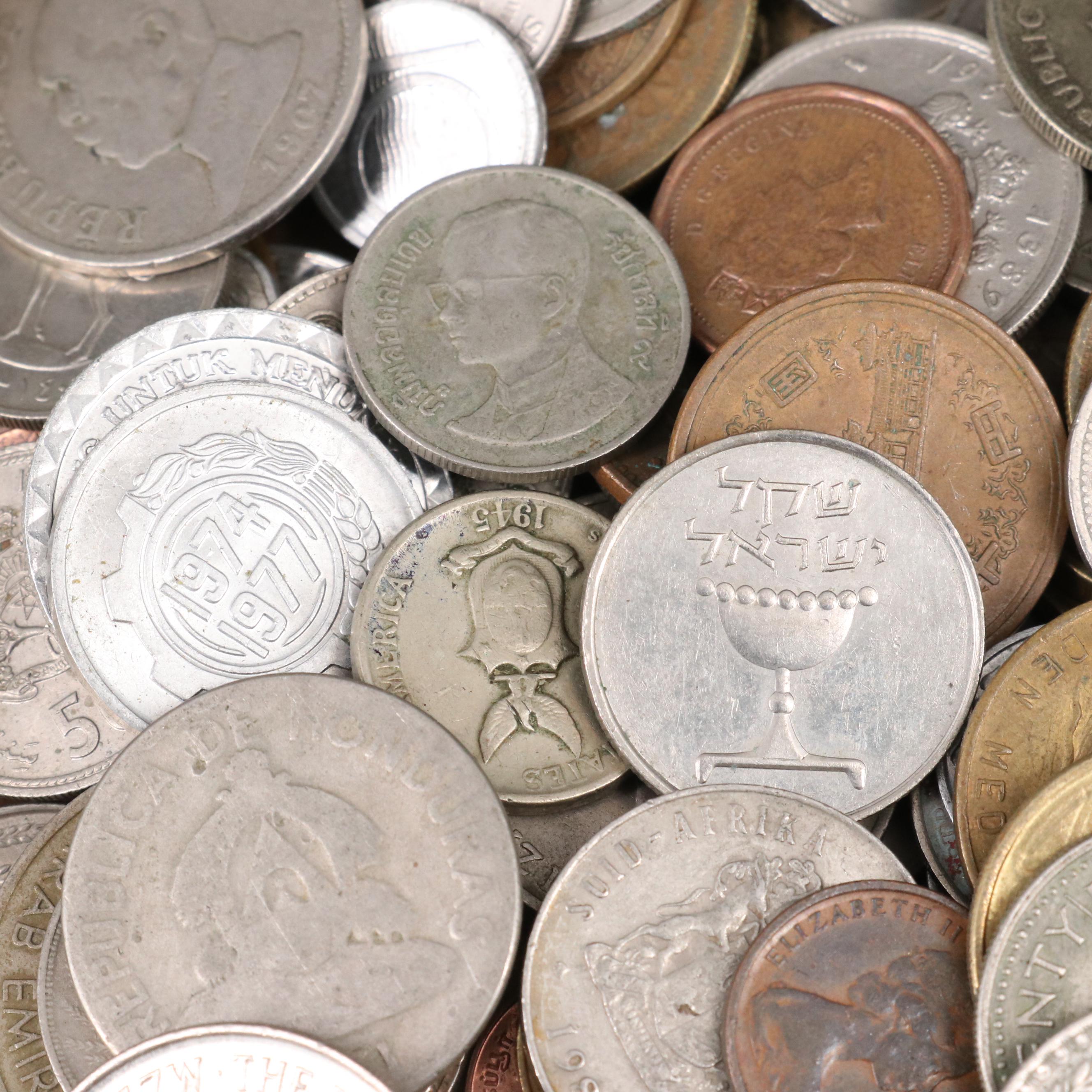 222 Antique to Vintage Foreign Coins