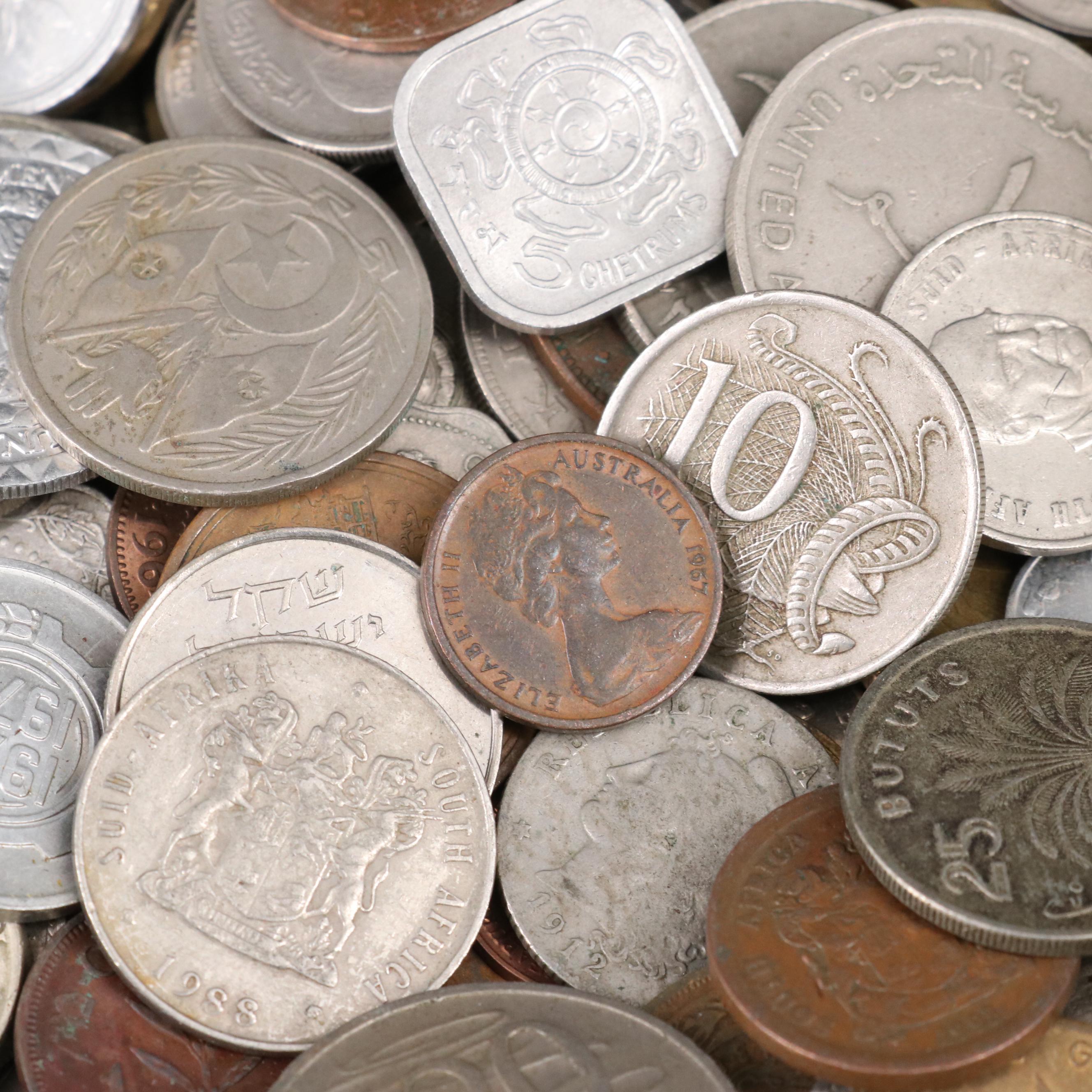 222 Antique to Vintage Foreign Coins