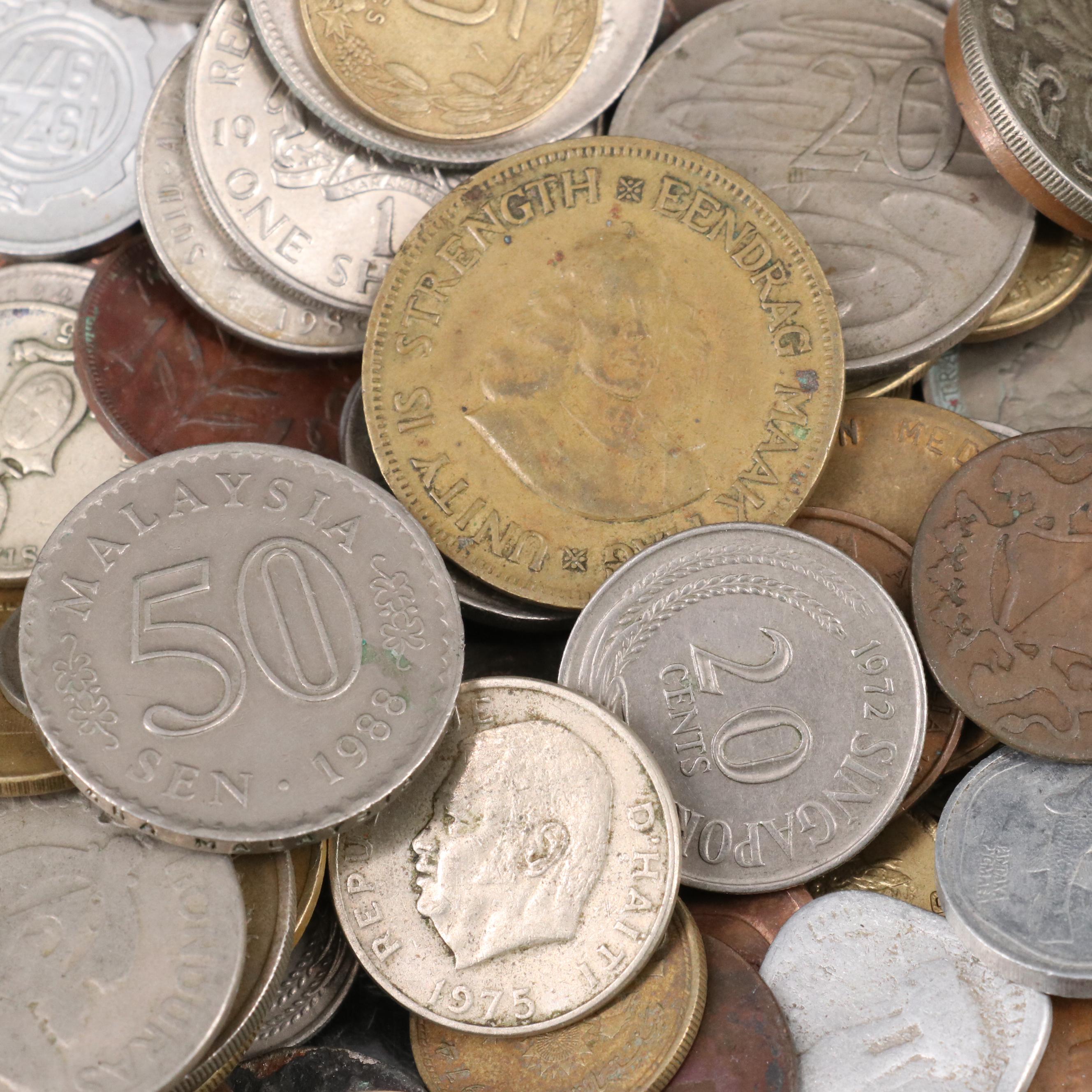 222 Antique to Vintage Foreign Coins