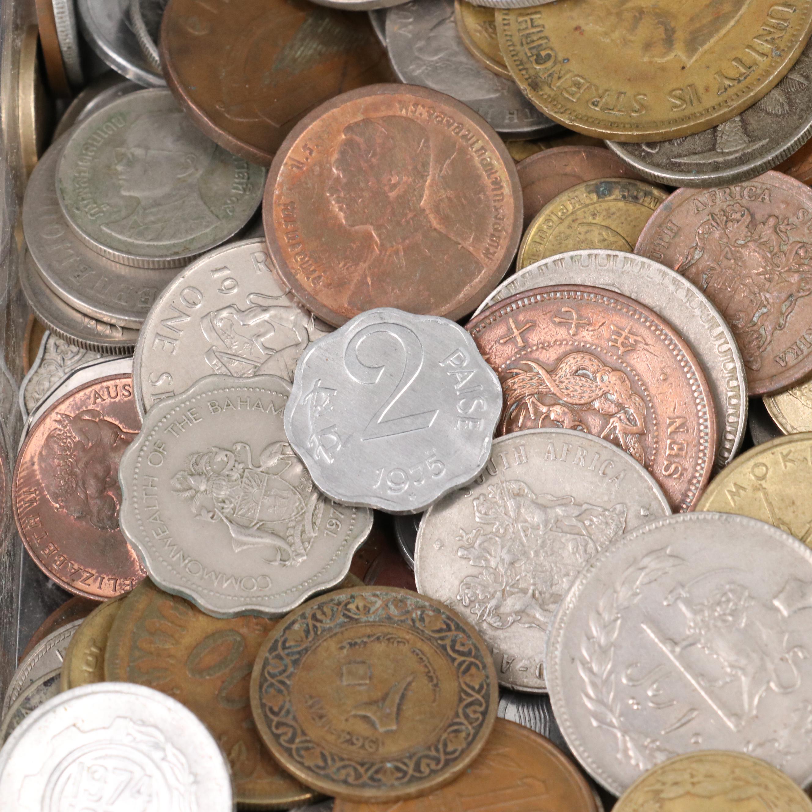 222 Antique to Vintage Foreign Coins