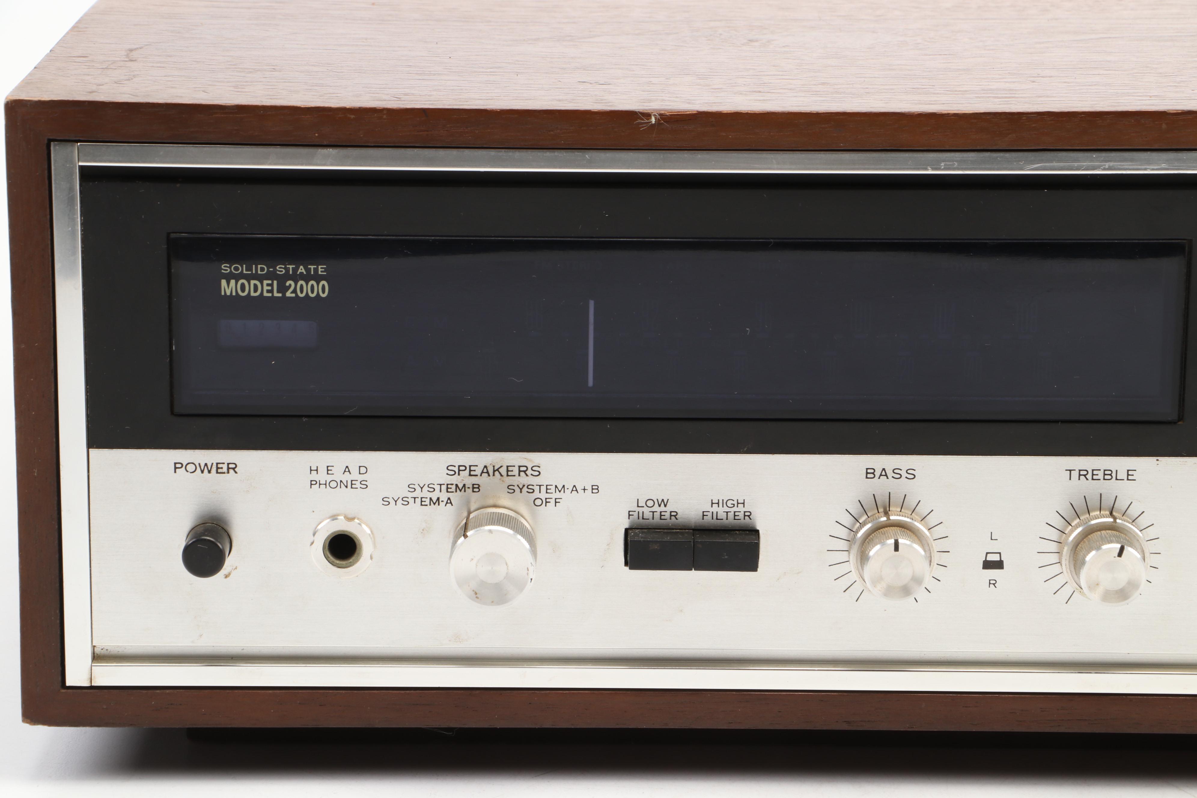Sansui Solid State Stereo Tuner and Amplifier, Circa 1976