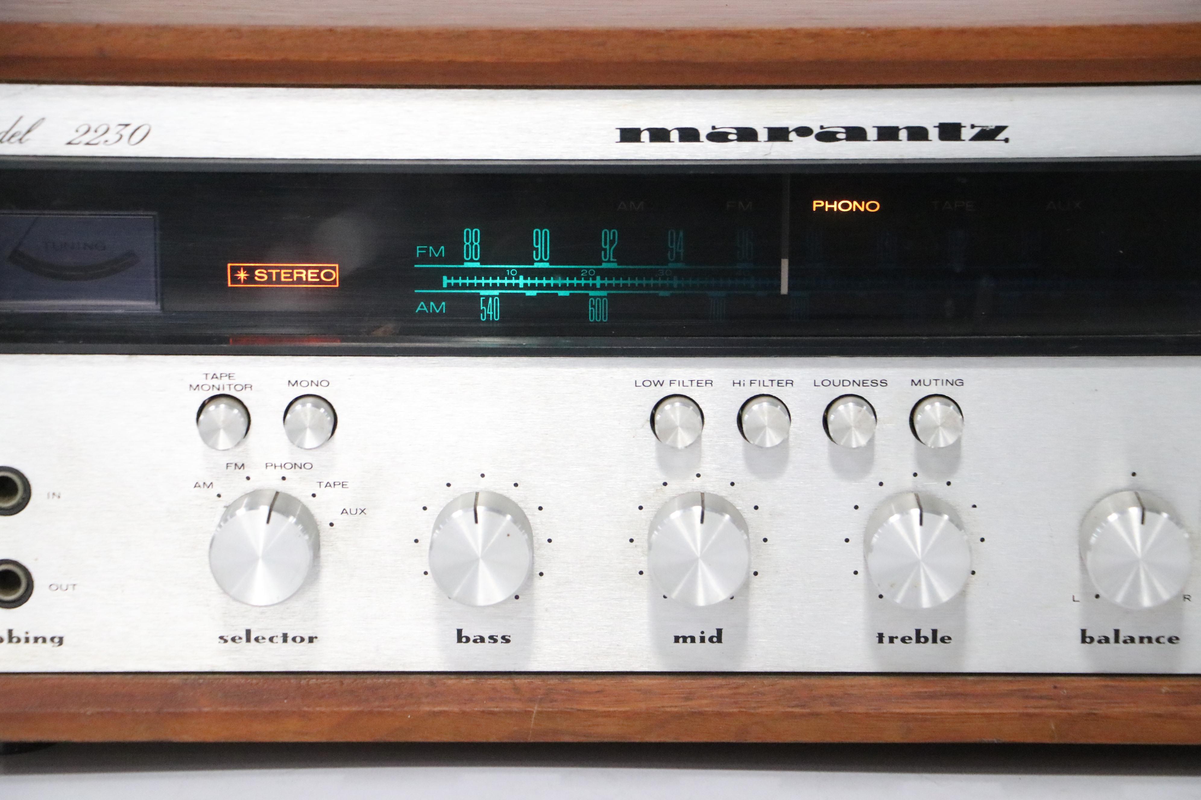 Marantz Stereophonic Receiver, 1972-1974