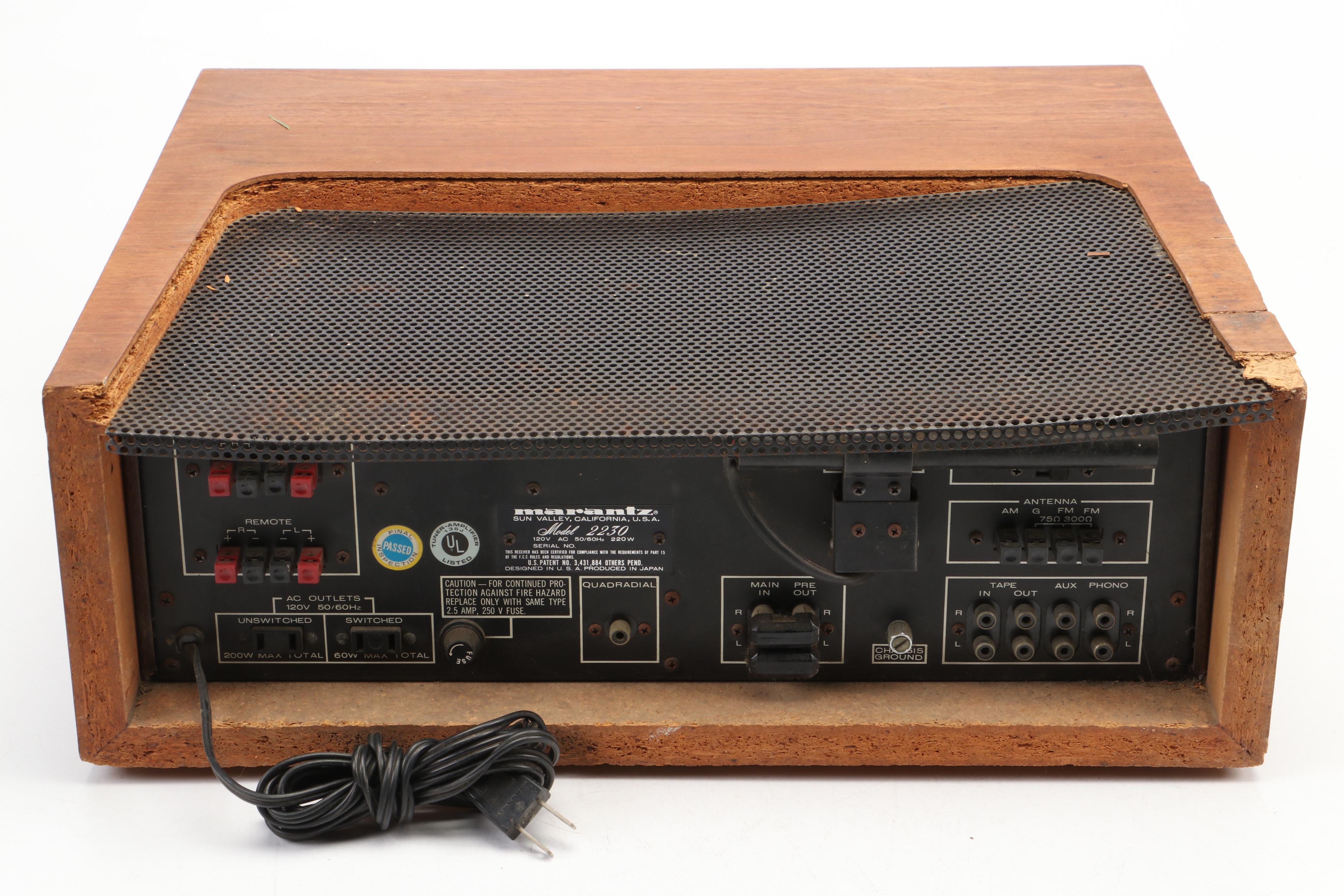 Marantz Stereophonic Receiver, 1972-1974