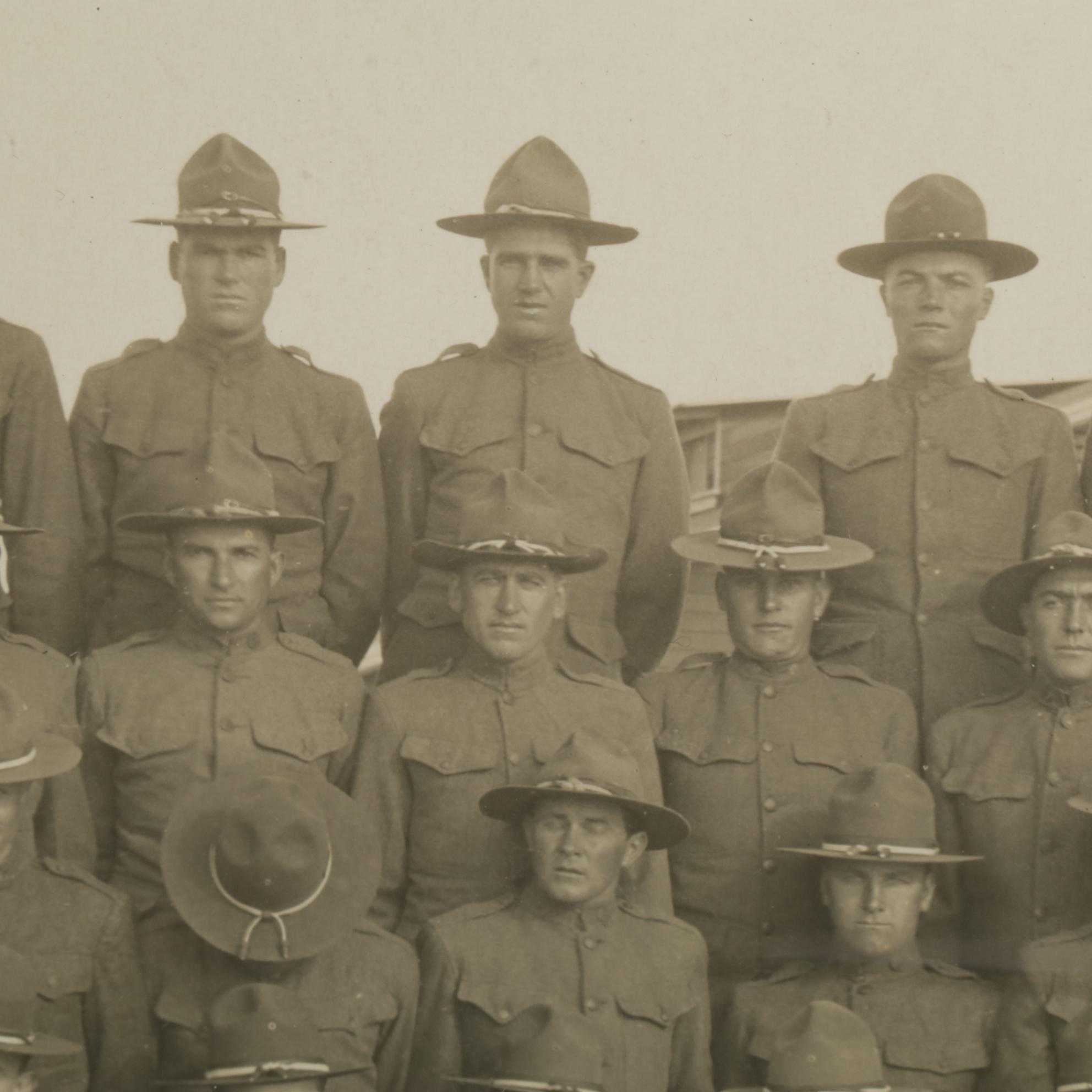 WWI Era 47th Machine Gun Battalion Camp Kearny, California Yardlong Photograph