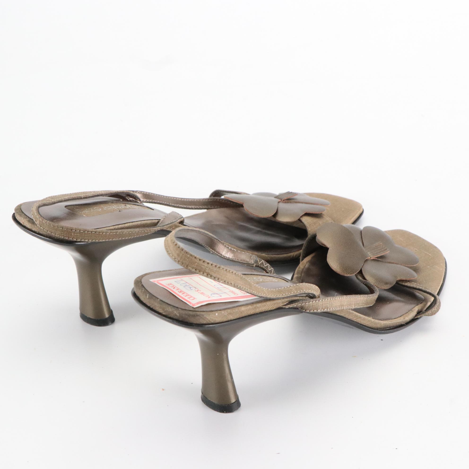 enzo angiolini kailee buckle strap kitten heel