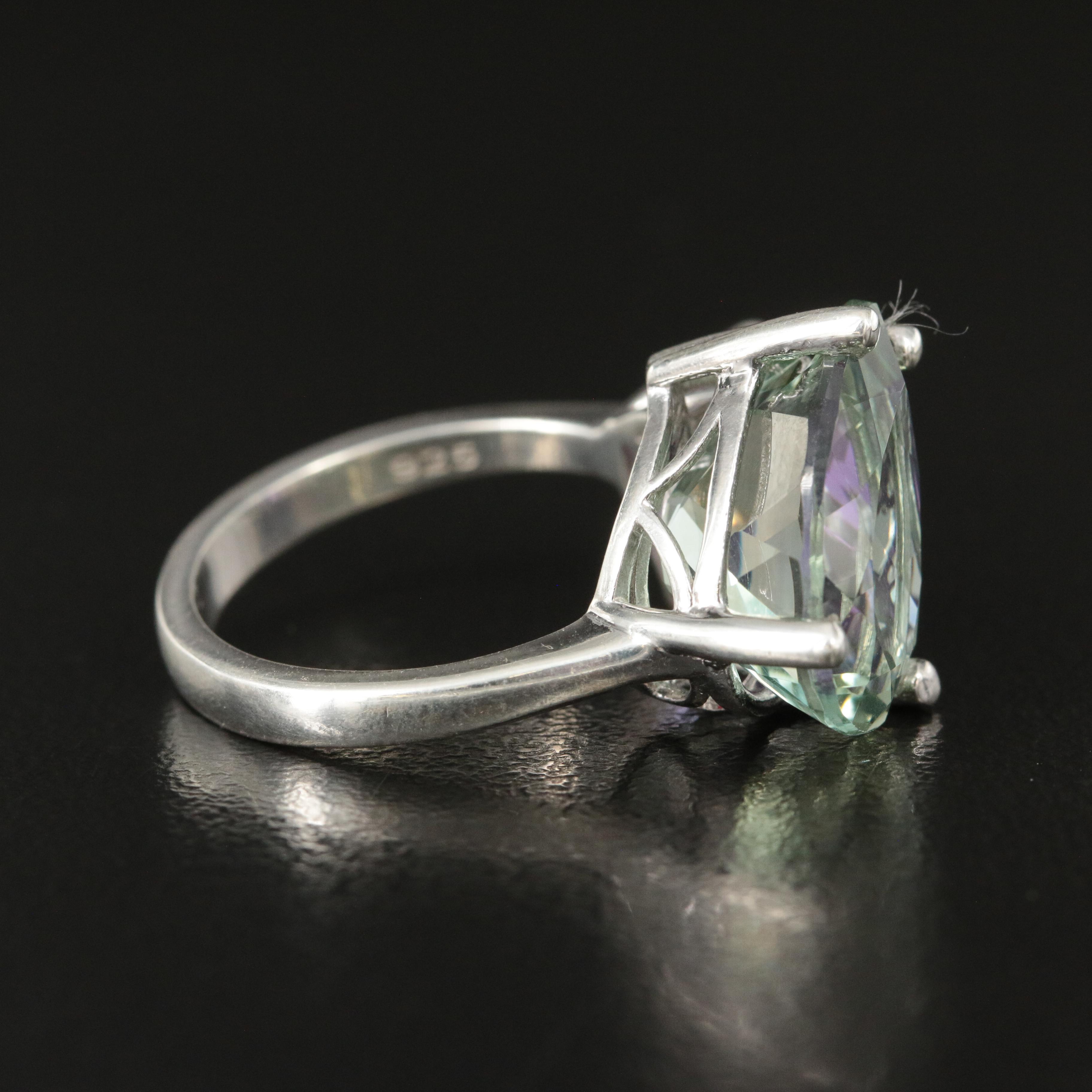 EFFY Sterling Amethyst and Prasiolite Ring