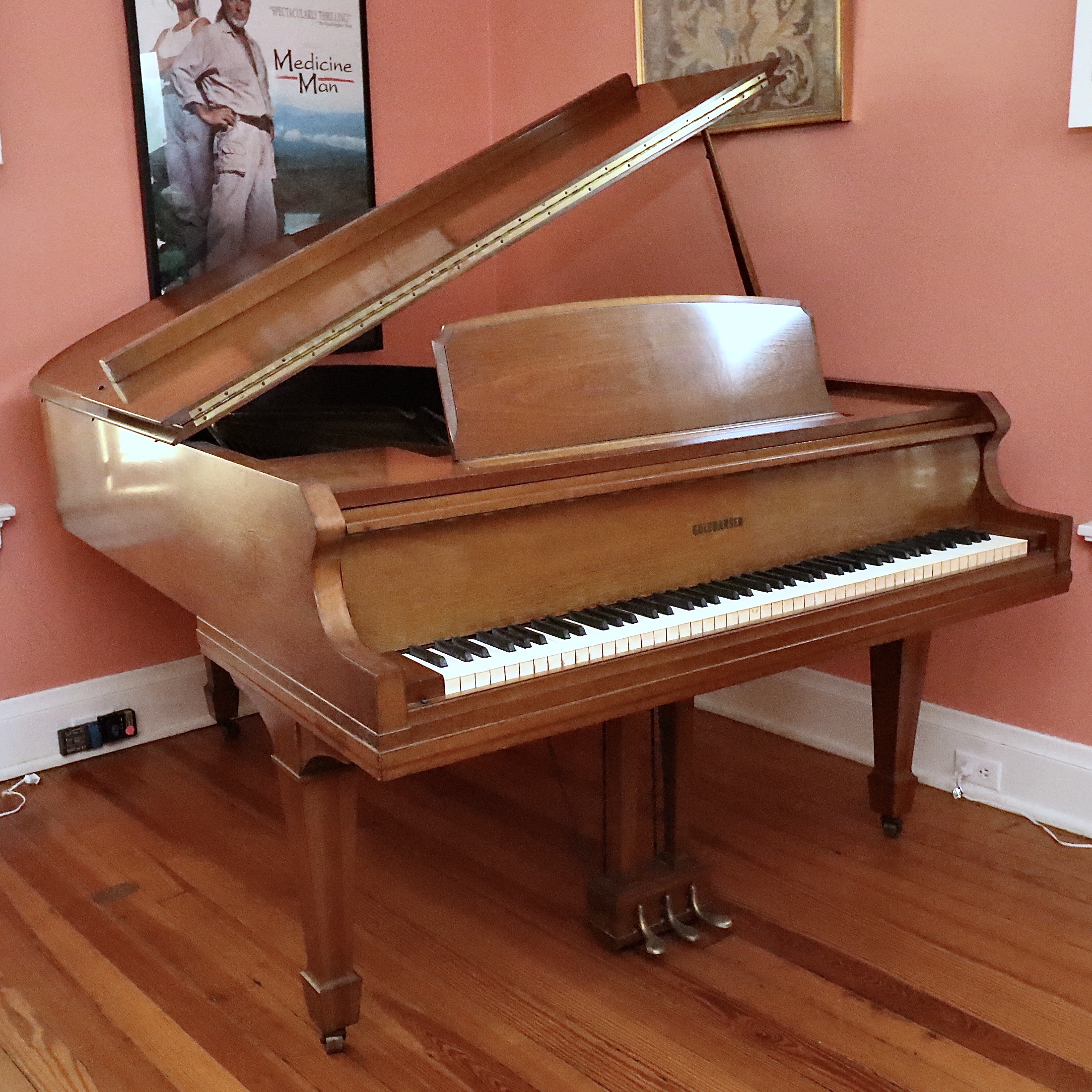 Gulbransen Super Scale Walnut Grand Piano