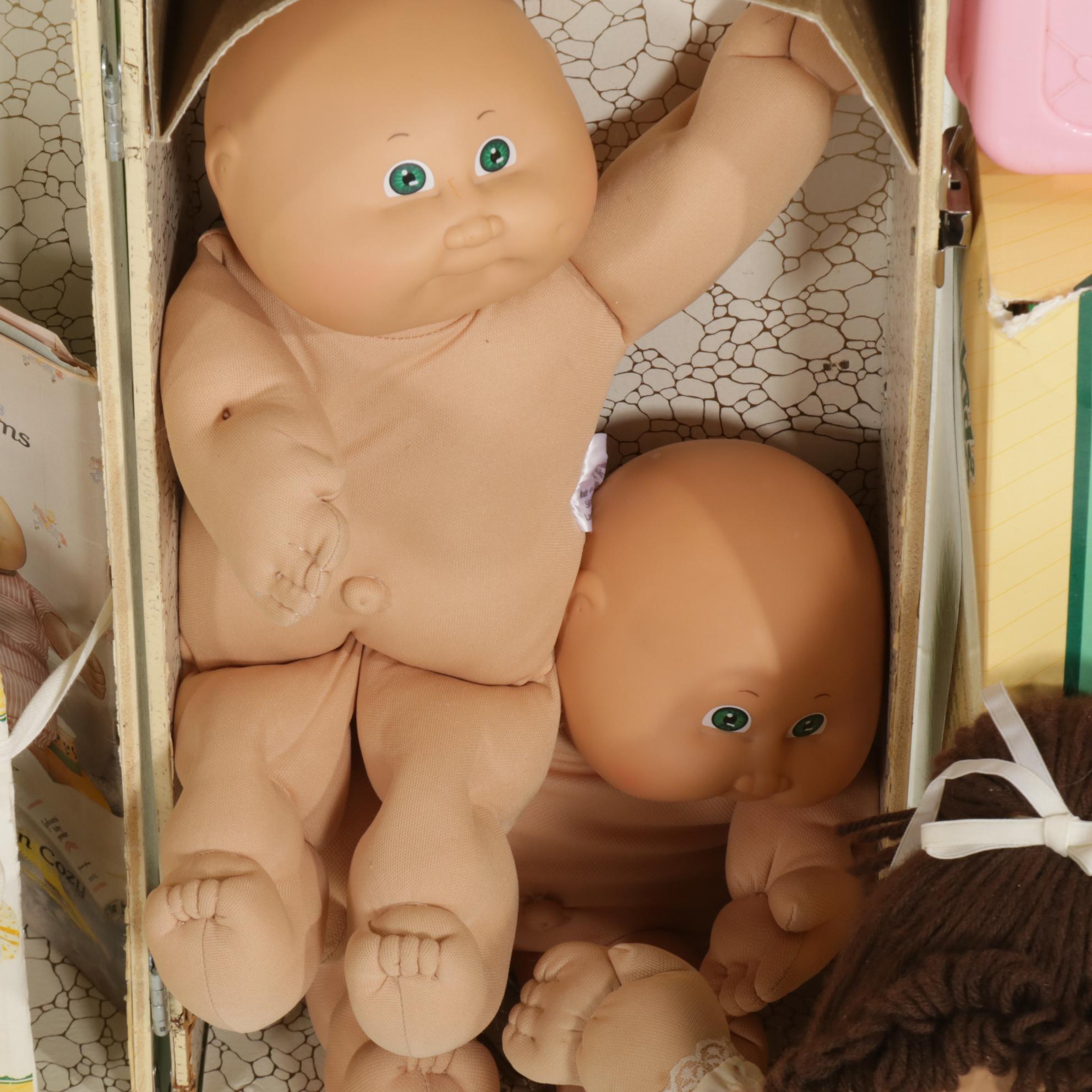 Cabbage Patch Kids Doll Collection with Costumes, Trunk, Sewing Patterns, & More