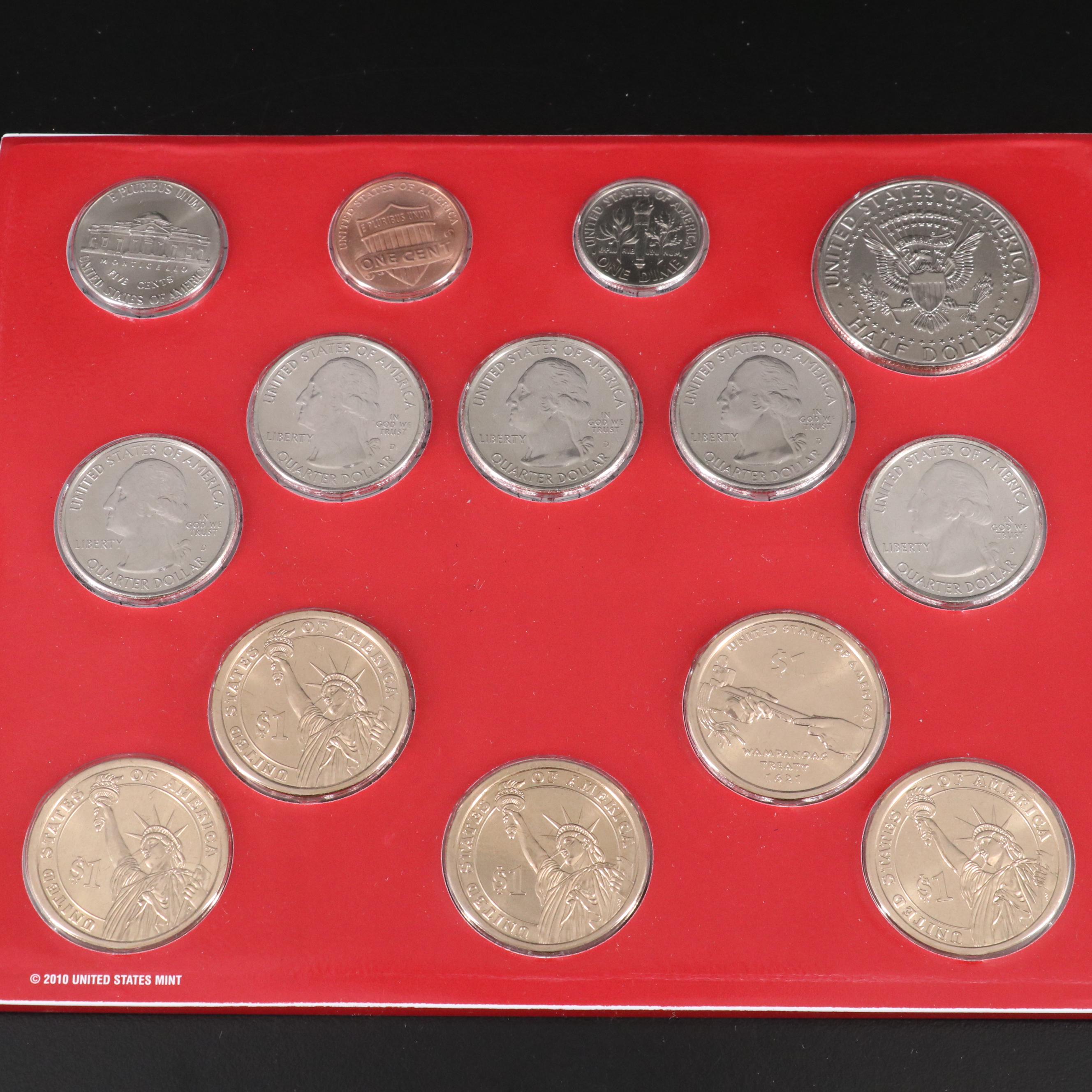 Collection of Seven  Different U.S. Uncirculated Mint Sets