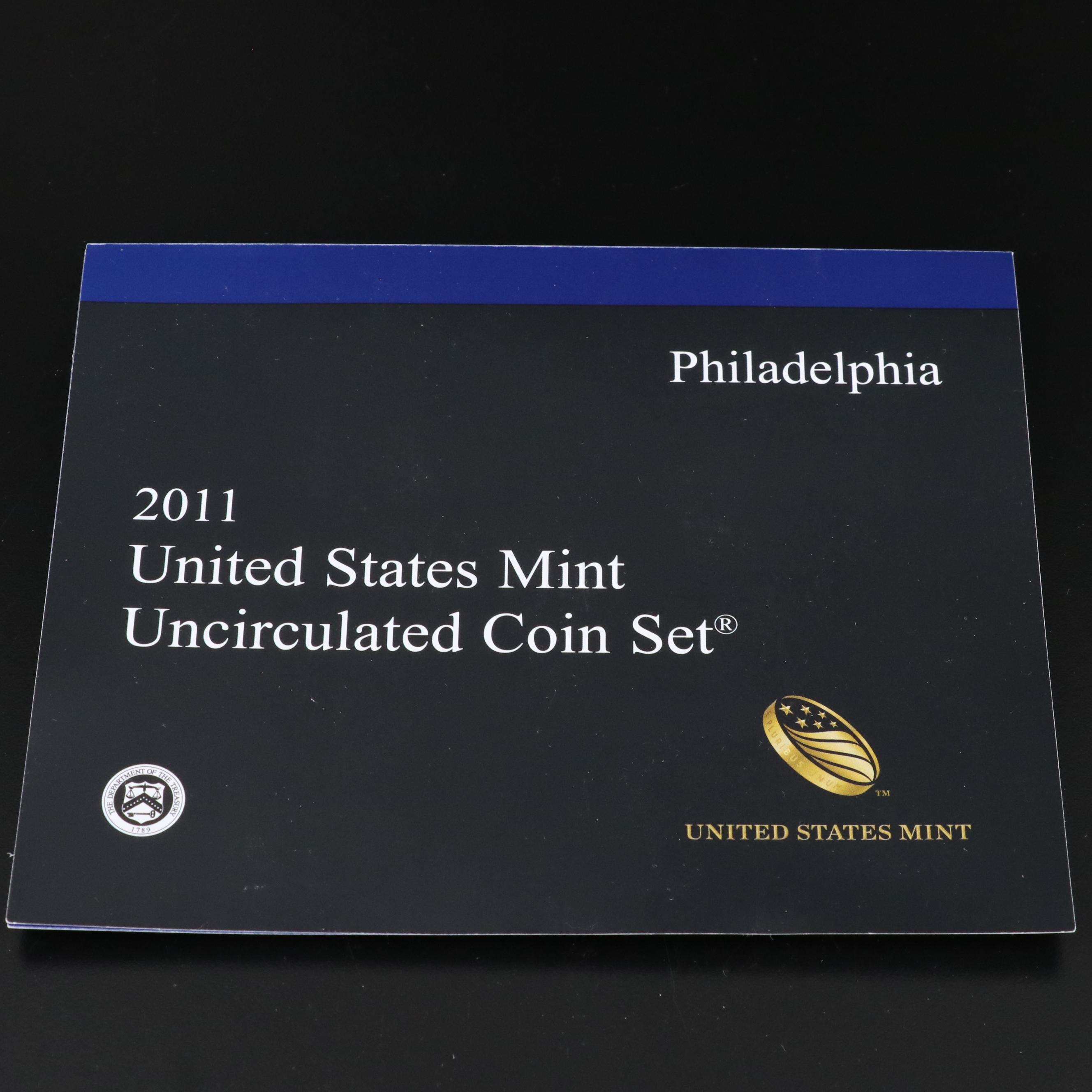 Collection of Seven  Different U.S. Uncirculated Mint Sets