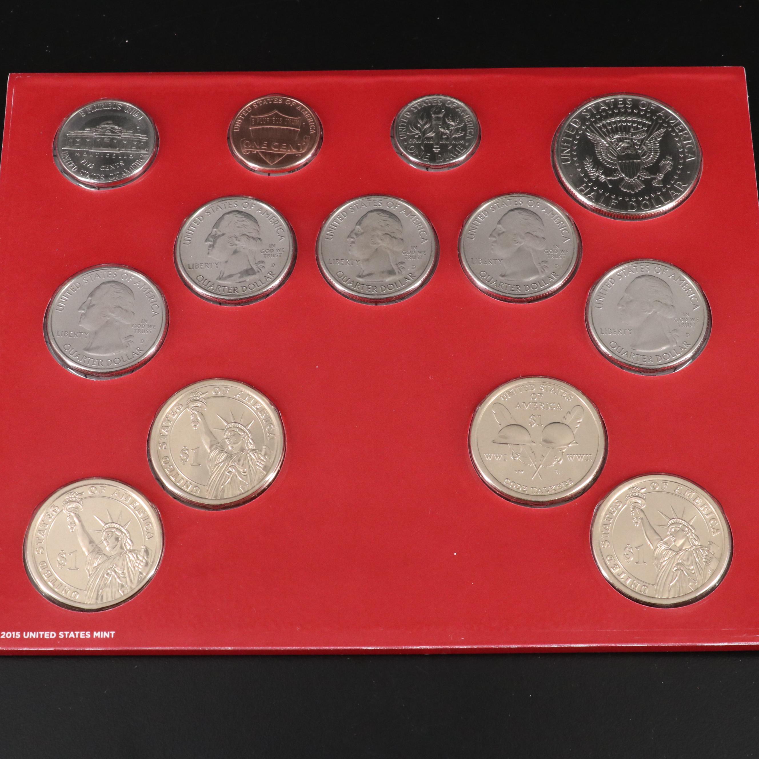 Collection of Seven  Different U.S. Uncirculated Mint Sets